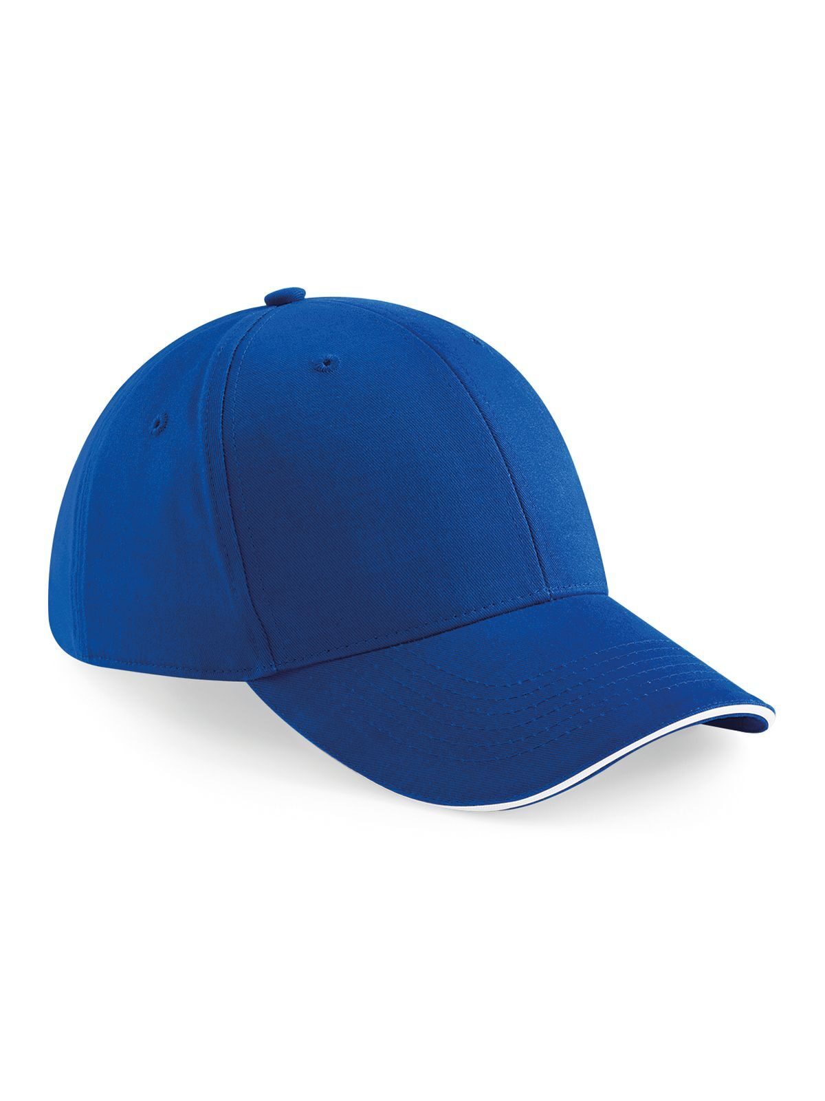 Athleisure 6-panel pet - BROW - Helder koningsblauw/wit