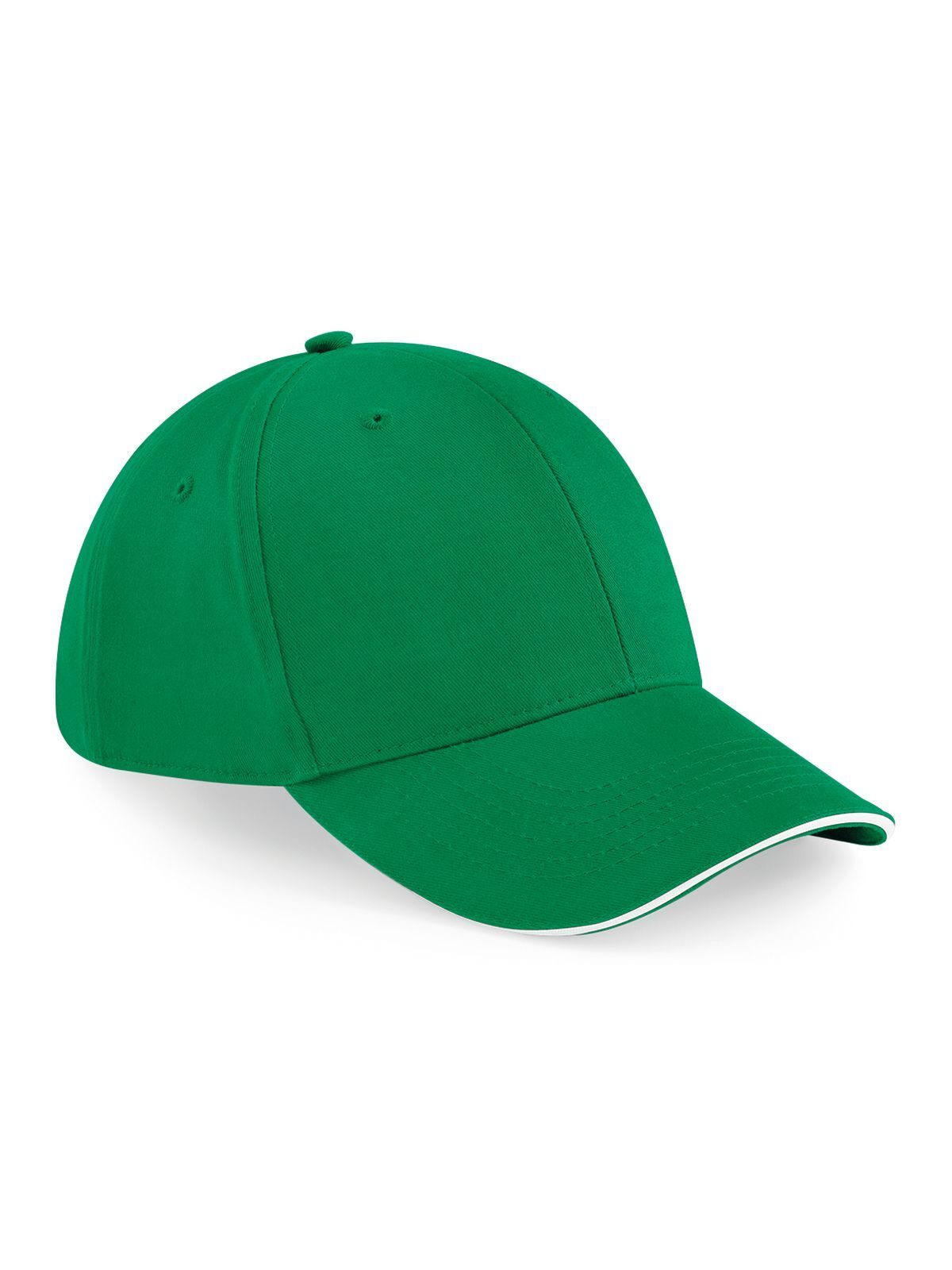 Athleisure 6-panel pet - KELW - Kelly groen/wit