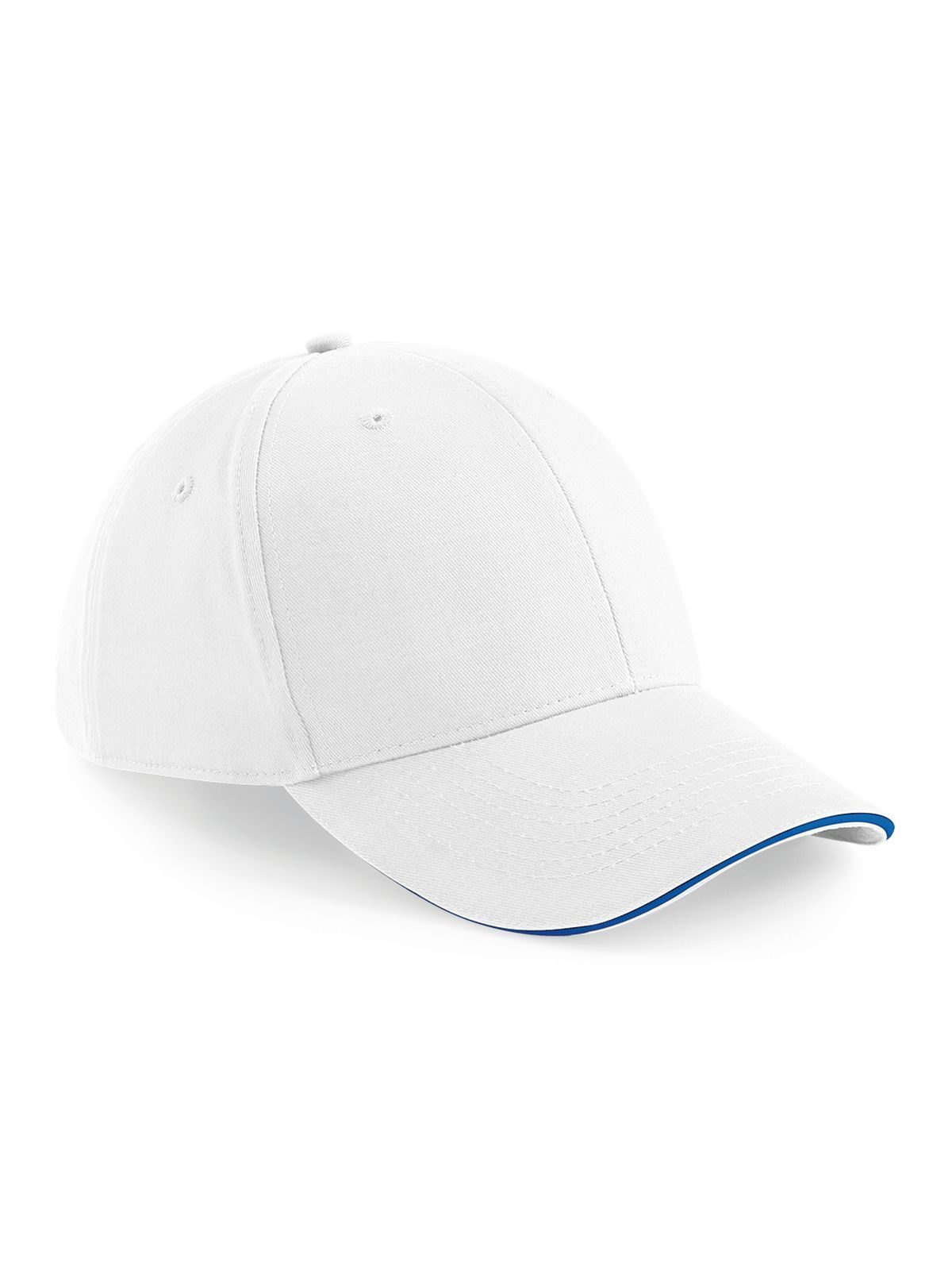 Athleisure 6-panel pet - WHIR - Wit/helder koningsblauw