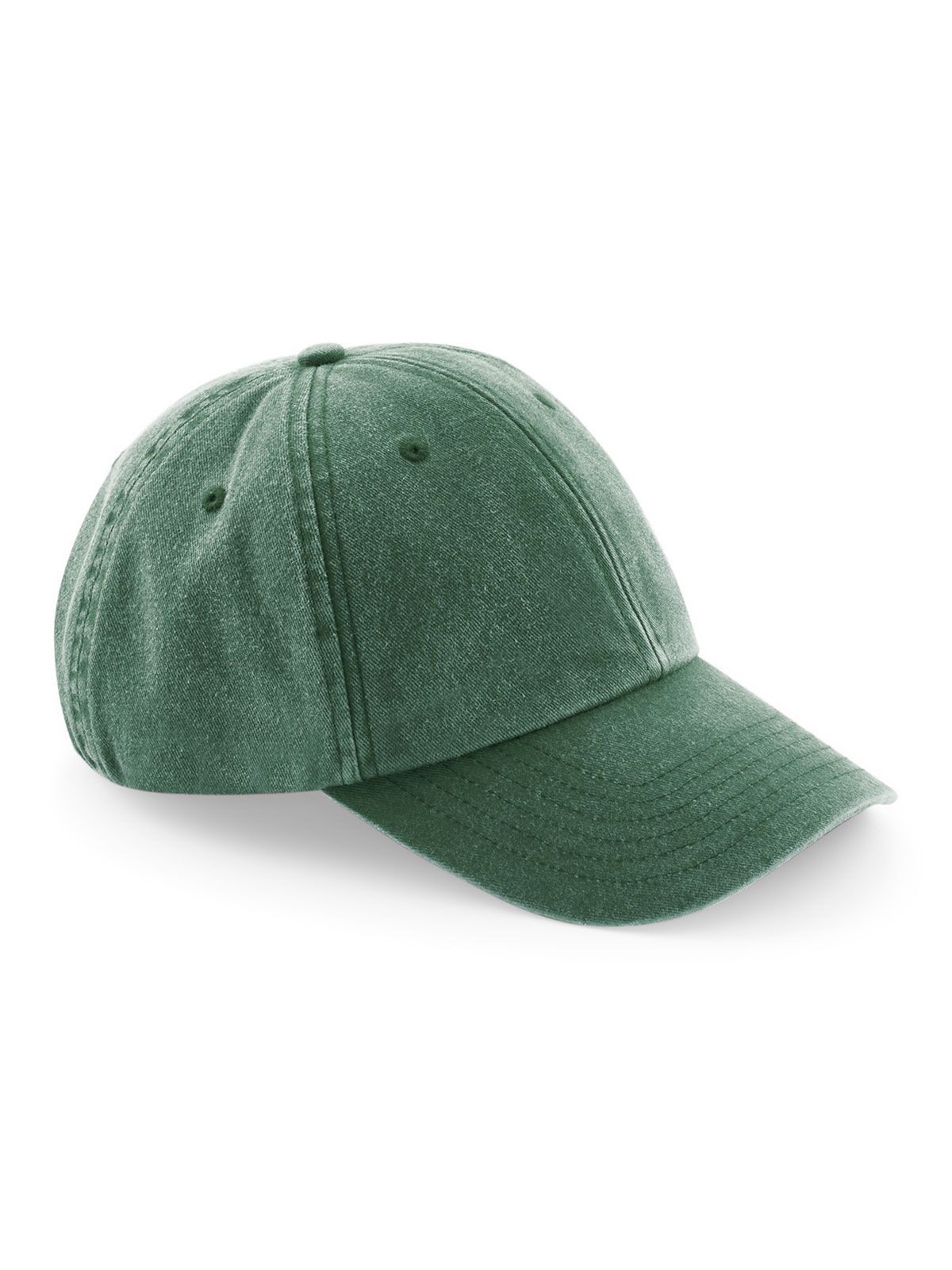 Laag profiel vintage pet - VBO - Vintage flesgroen