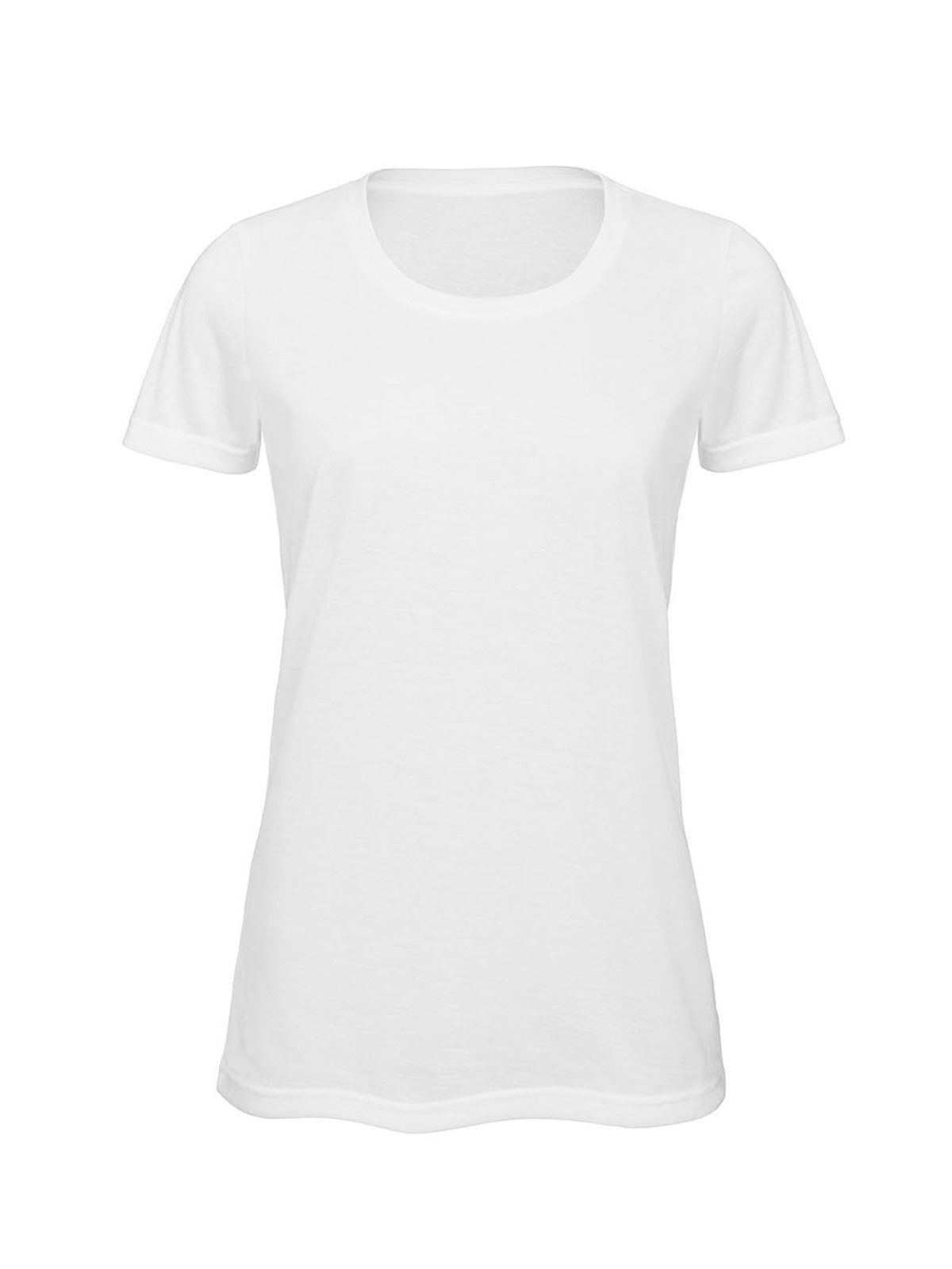 Dames T-shirt met sublimatieprint - WH001 - Wit