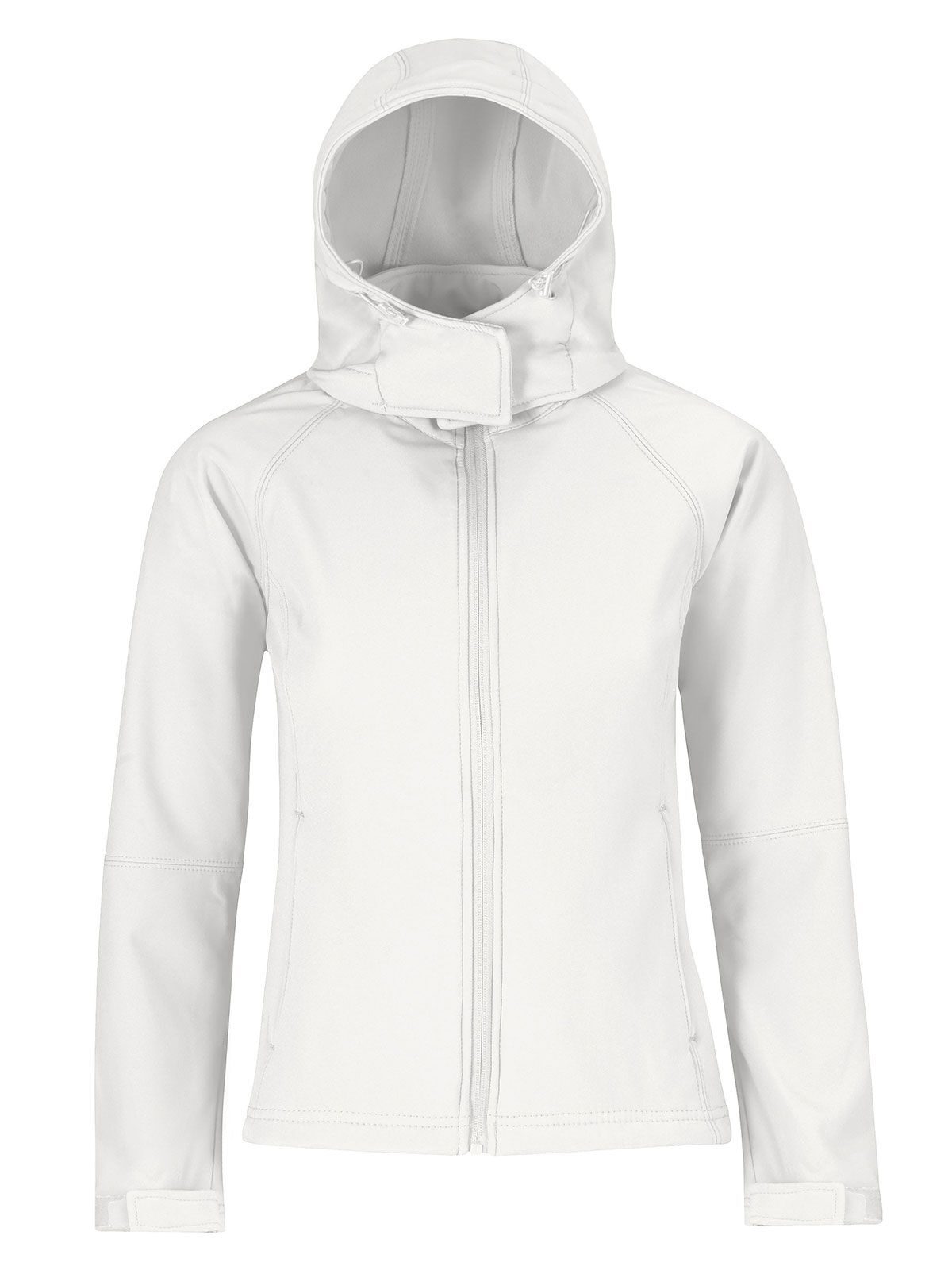 Dames softshelljas met capuchon - WH001 - Wit