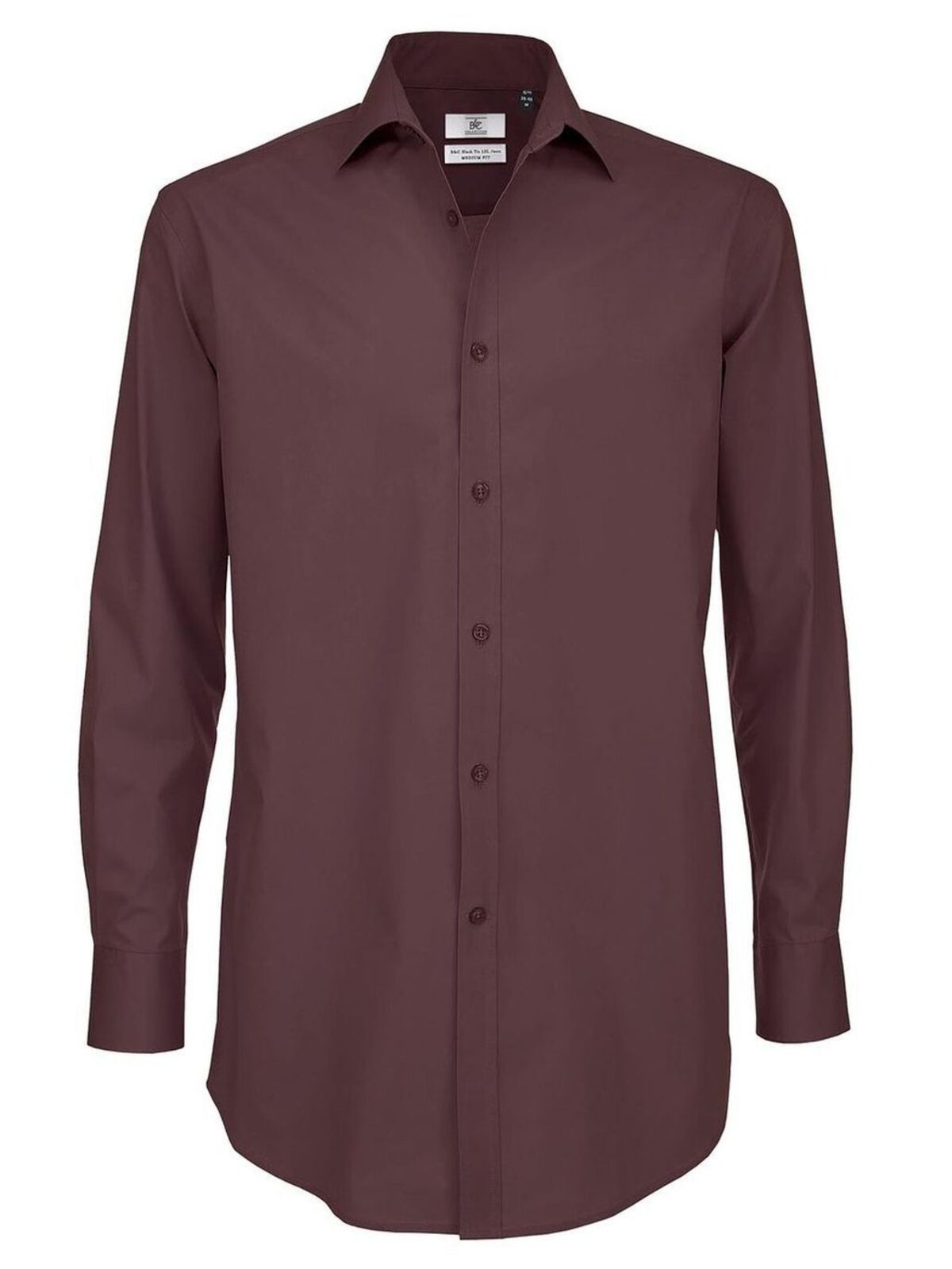 Chemise cravate noire pour homme LSL - LR365 - Rouge luxueux