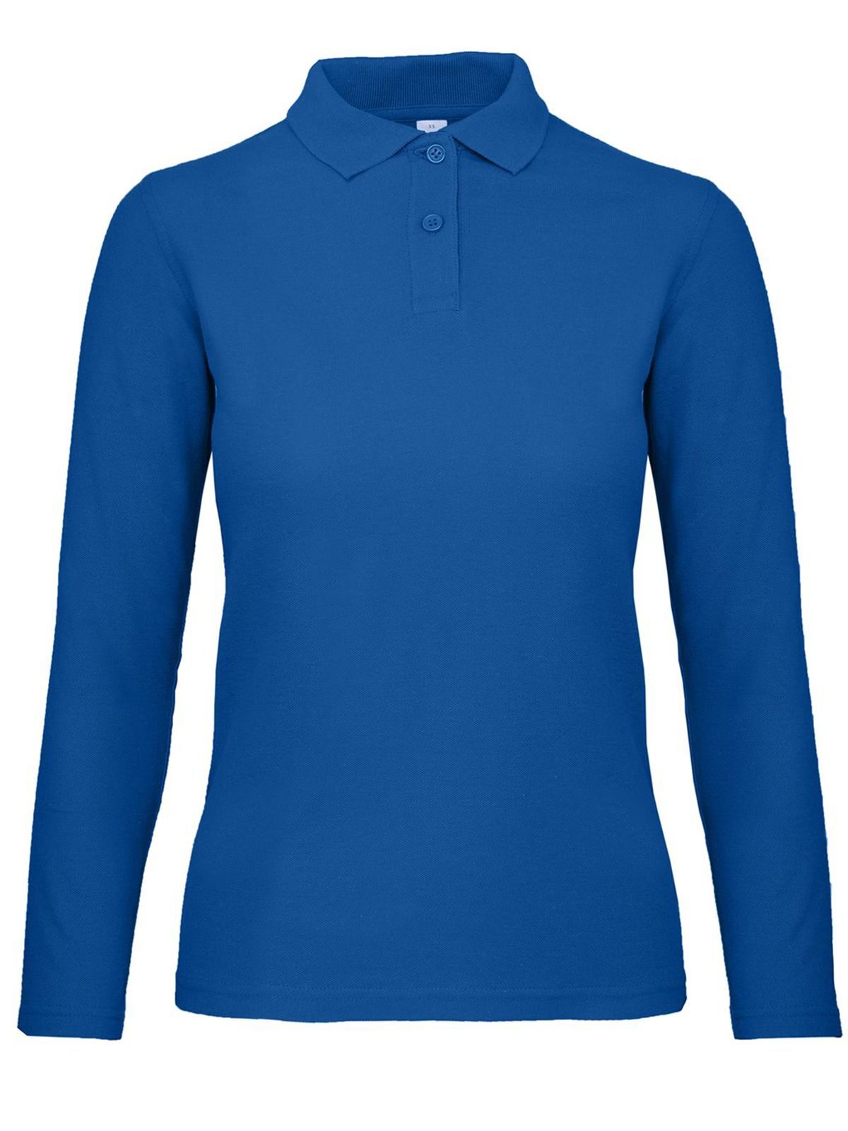 Polo à manches longues pour femme ID 001 - RB450 - Bleu royal