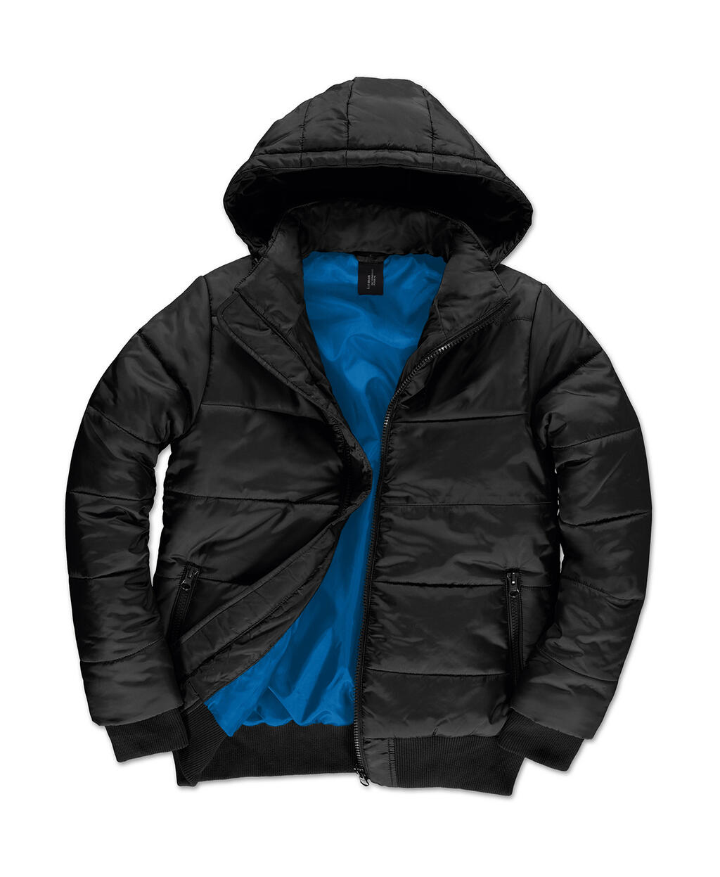 Herenjas Superhood - 155 - Zwart/kobaltblauw