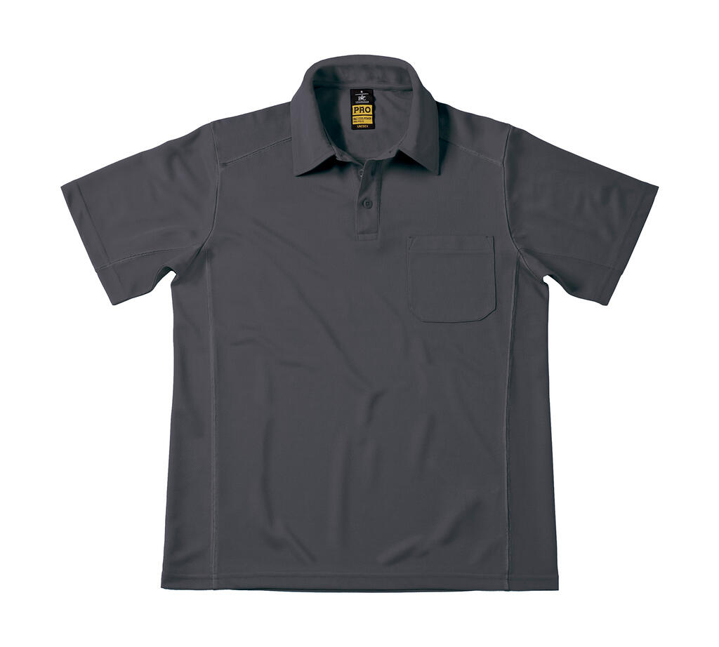 CoolPower Pocket Polo - DG670 - Donkergrijs