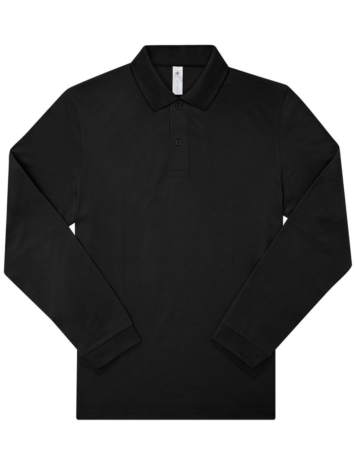 Mijn Polo 210 met lange mouwen - BL002 - Zwart