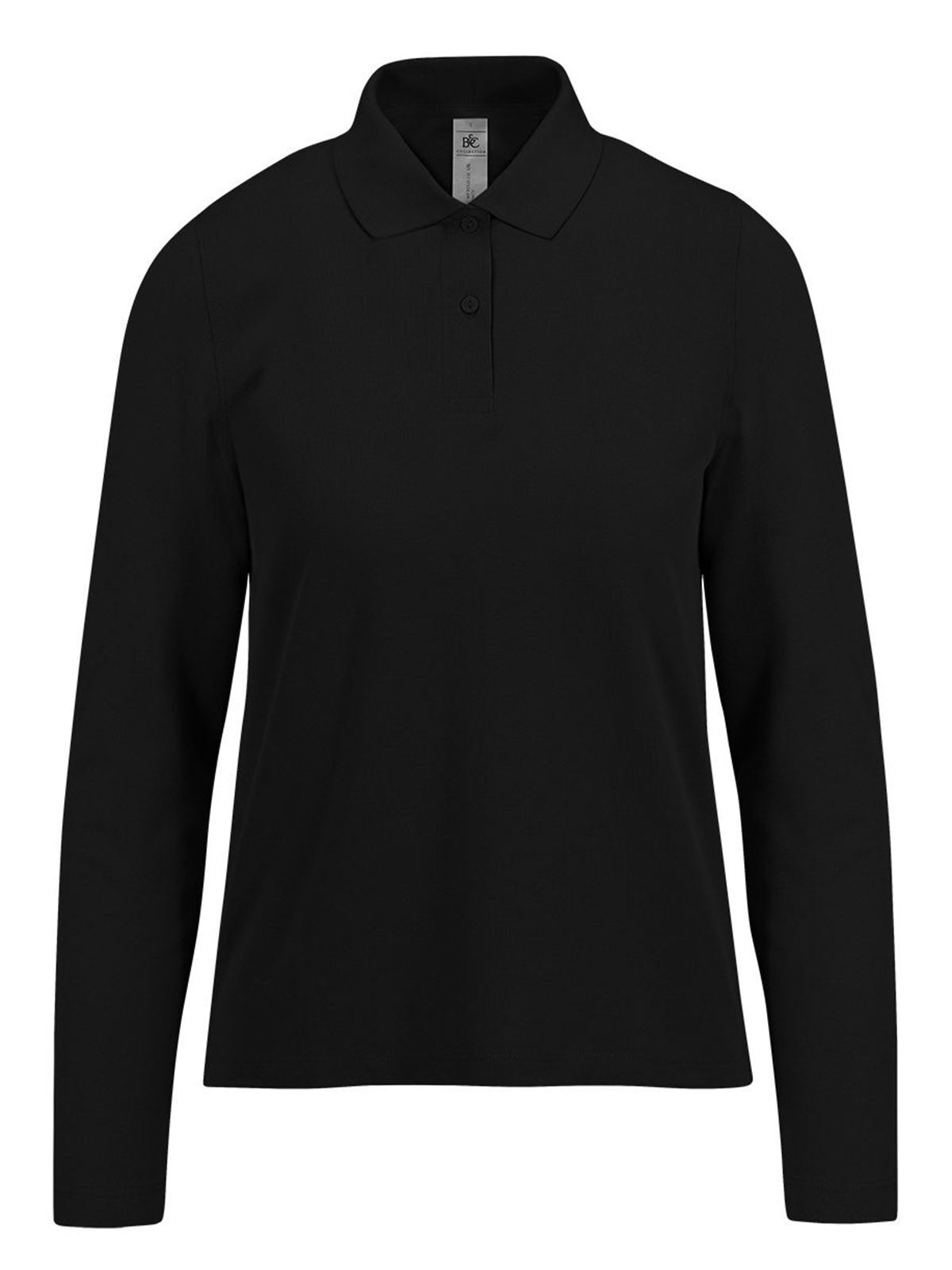 Mijn Polo 210 met lange mouwen /Dames - BL002 - Zwart