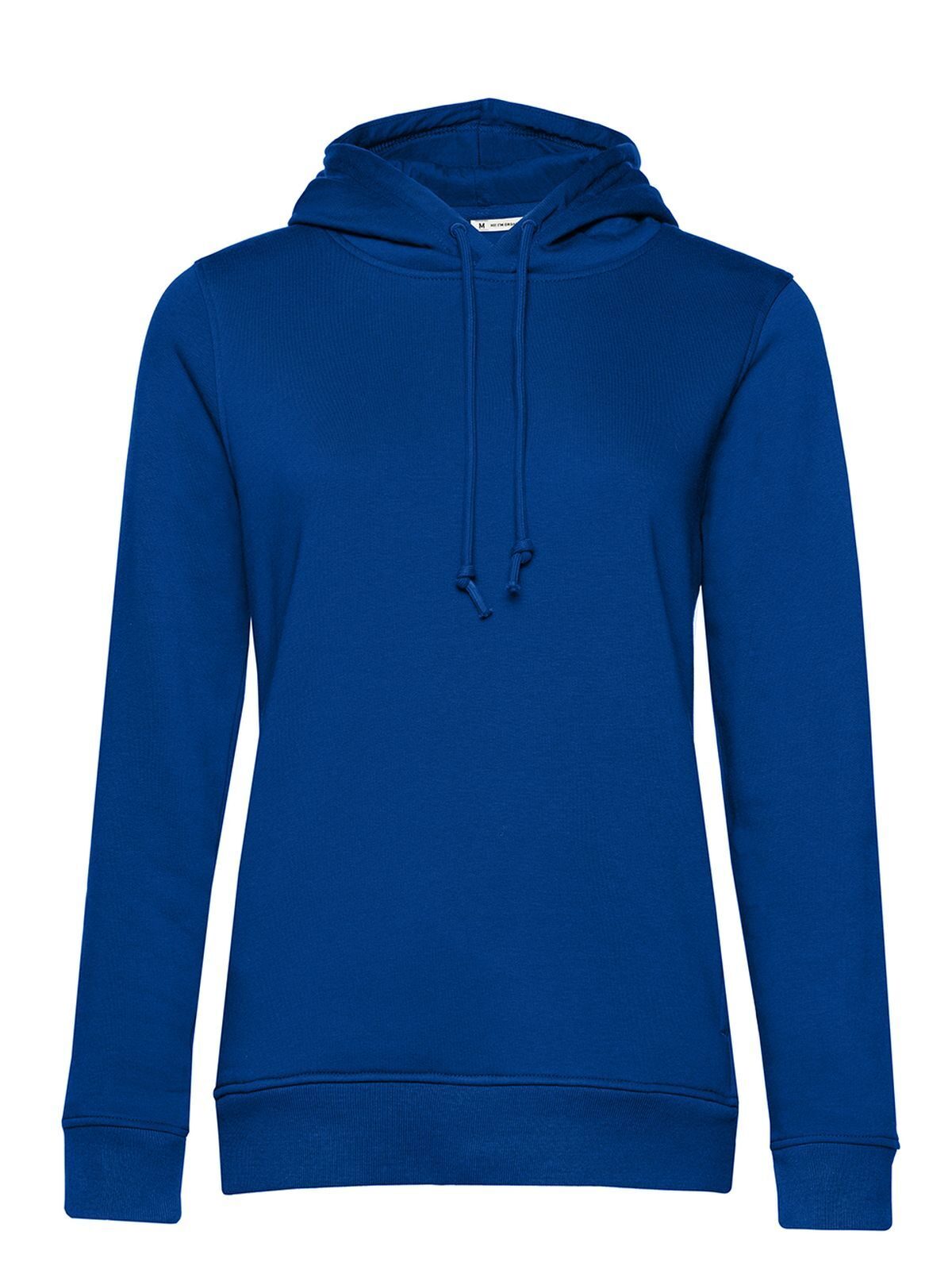 Sweat à capuche Organic Inspire pour femmes - RO453 - Royal/Orange fluo