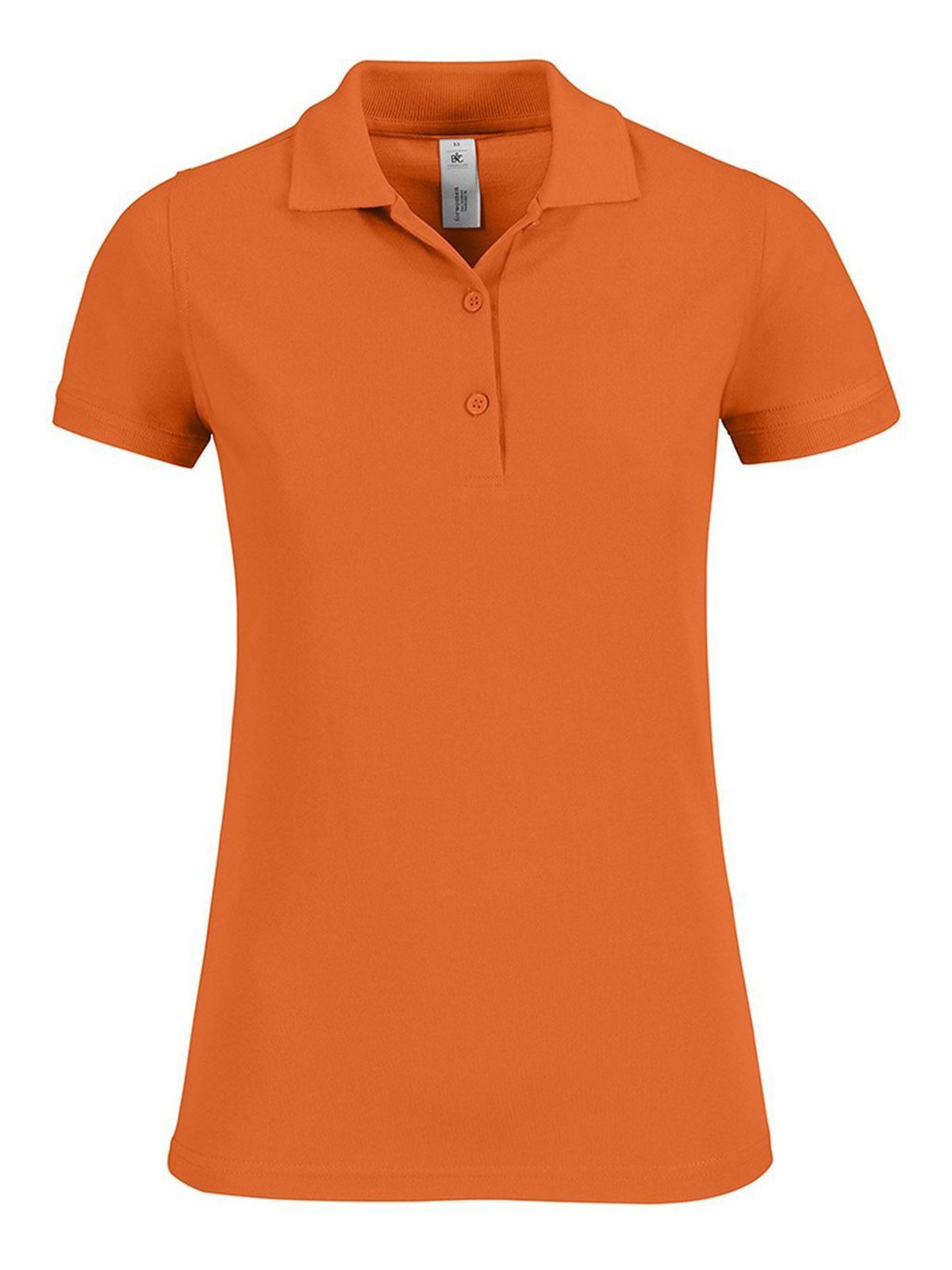 Polo piqué à manches courtes Safran Timeless pour femme - PO230 - Orange citrouille