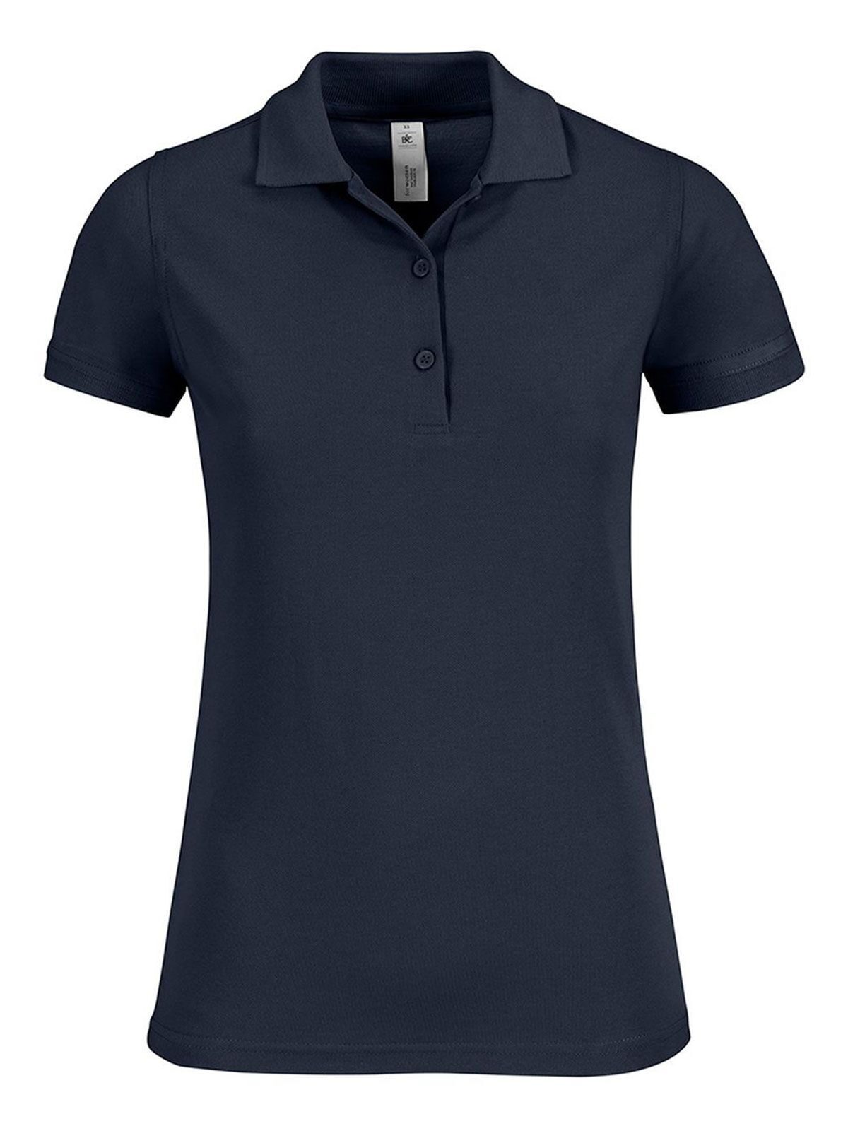 Polo piqué à manches courtes Safran Timeless pour femme - NA003 - Marine