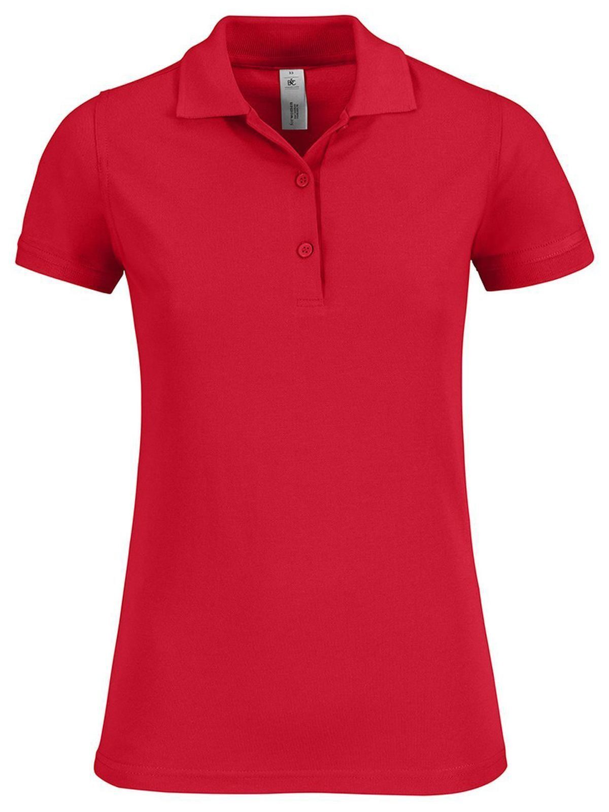 Polo piqué à manches courtes Safran Timeless pour femme - RE004 - Rouge