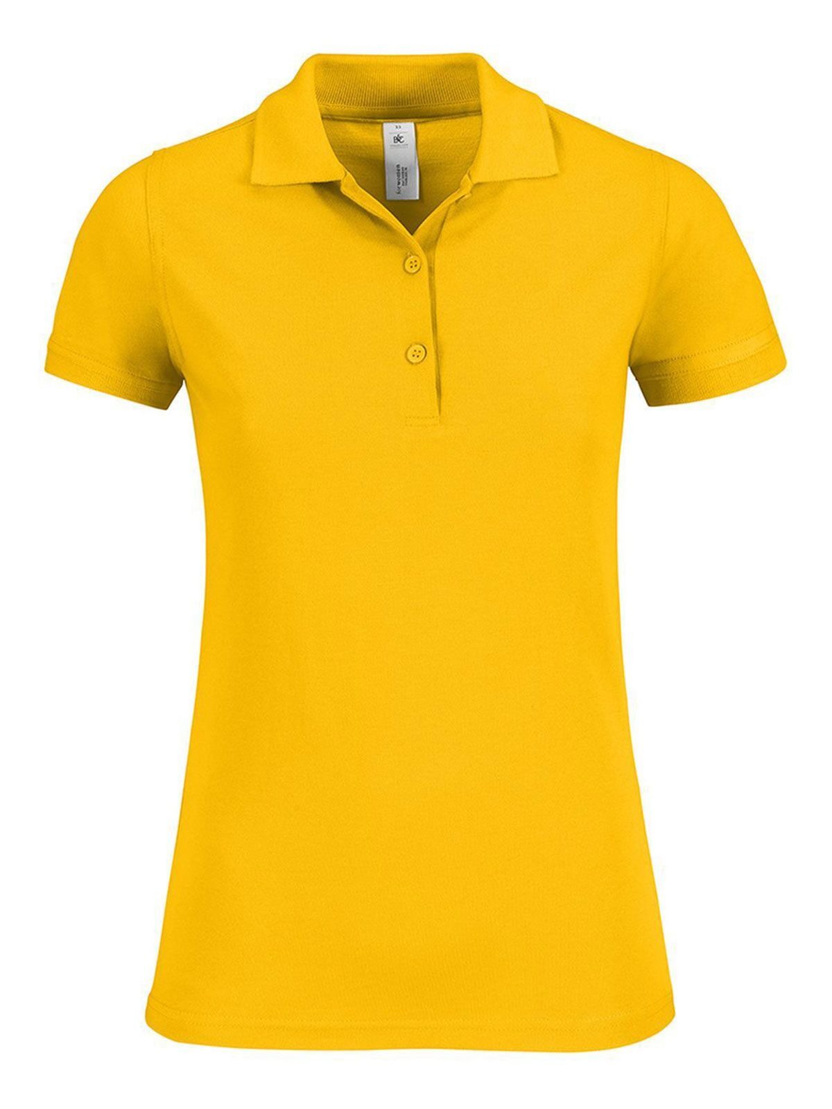 Polo piqué à manches courtes Safran Timeless pour femme - GO210 - Or