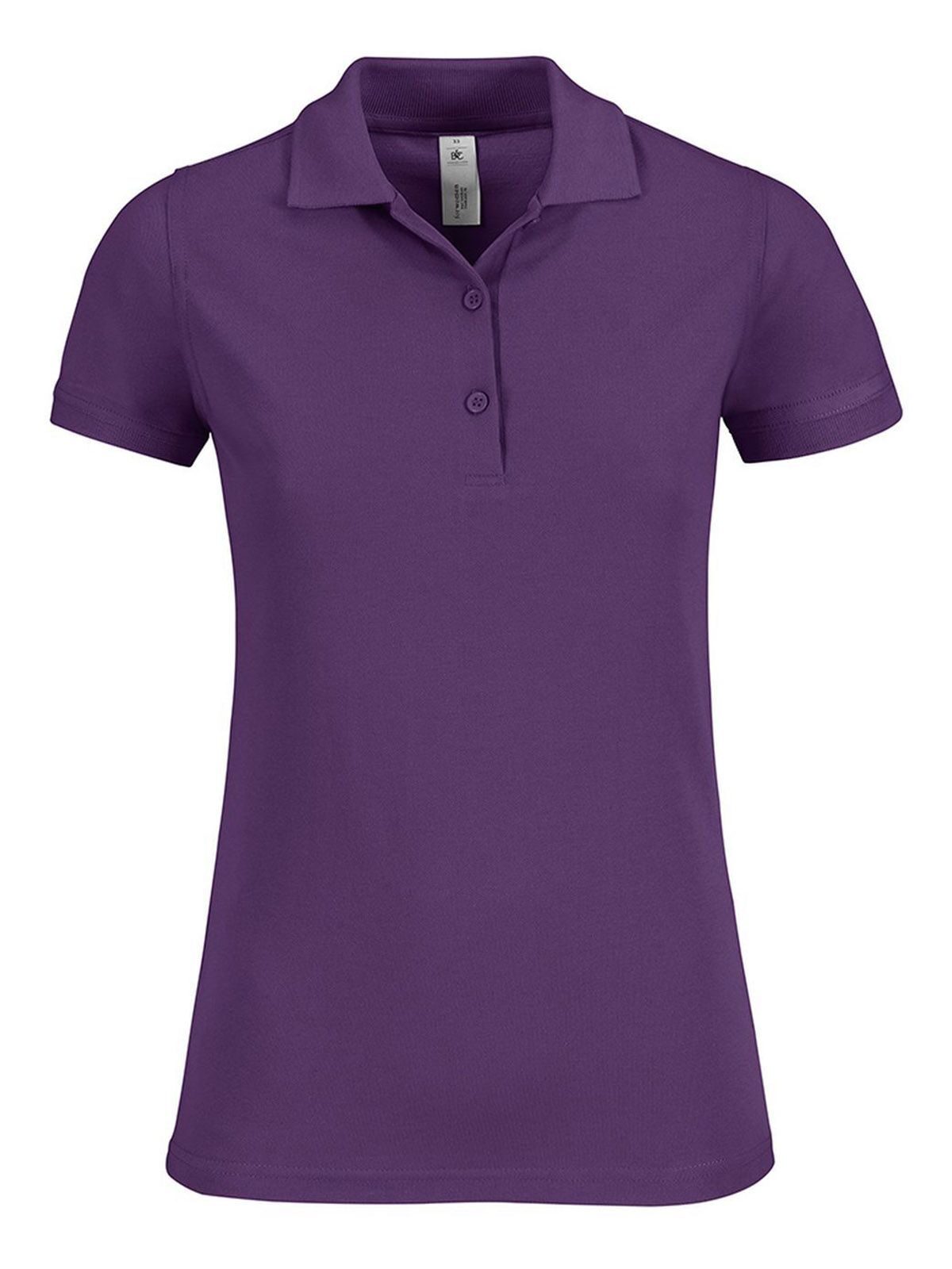 Polo piqué à manches courtes Safran Timeless pour femme - PU350 - Violet