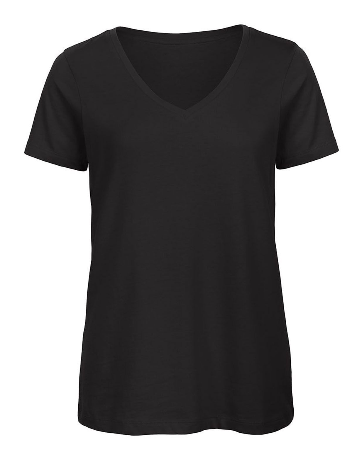 T-shirt à col en V Favorite Inspire pour femmes - BL002 - Noir