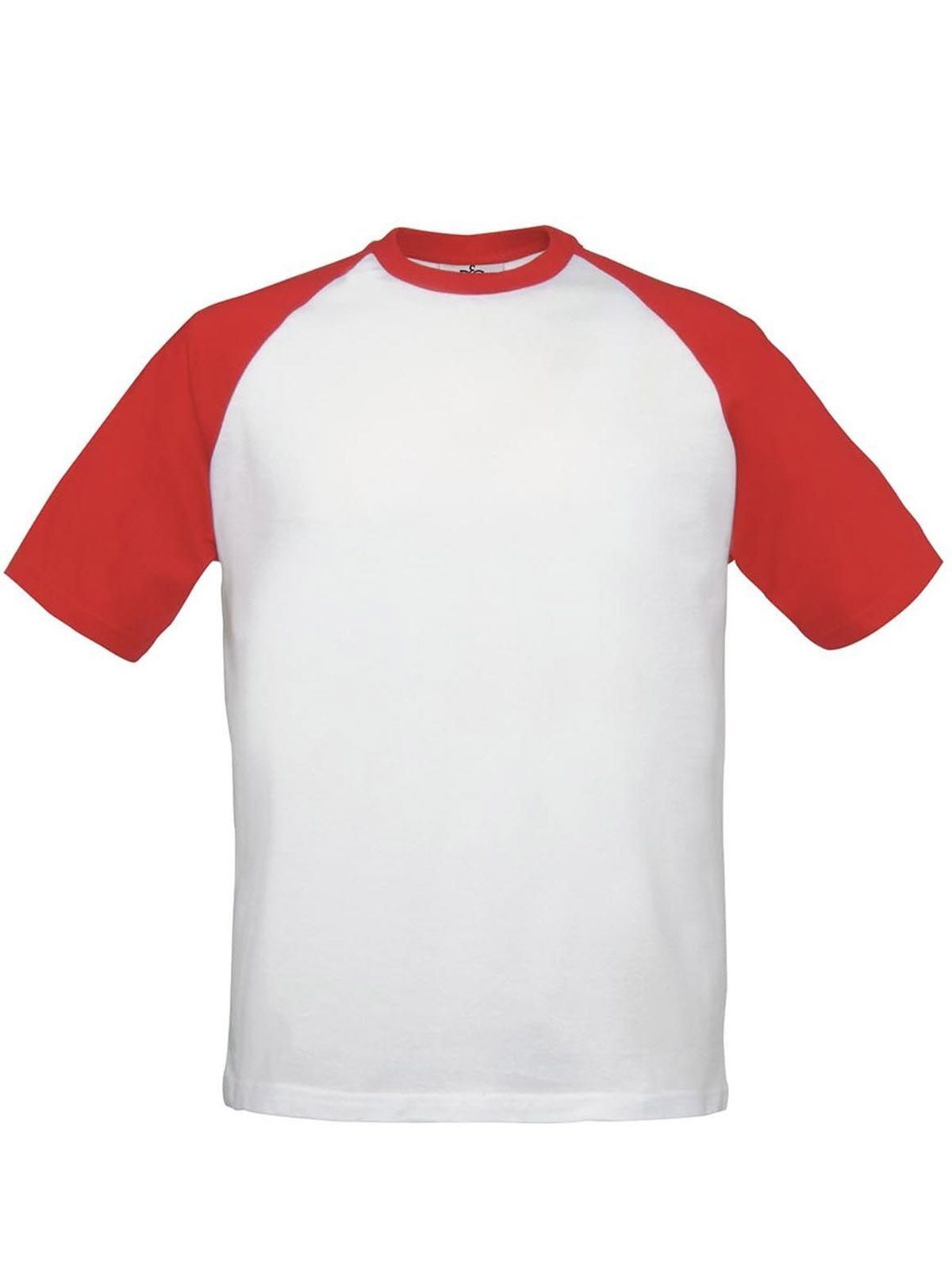 Baseball T-shirt - 903 - Wit/Rood