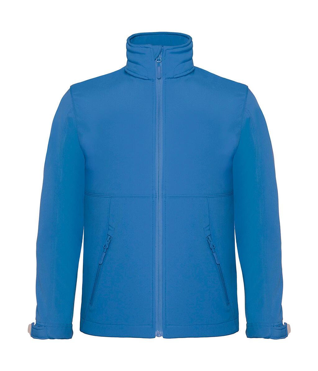 Veste softshell à capuche / Enfants - 316 - Bleu azur