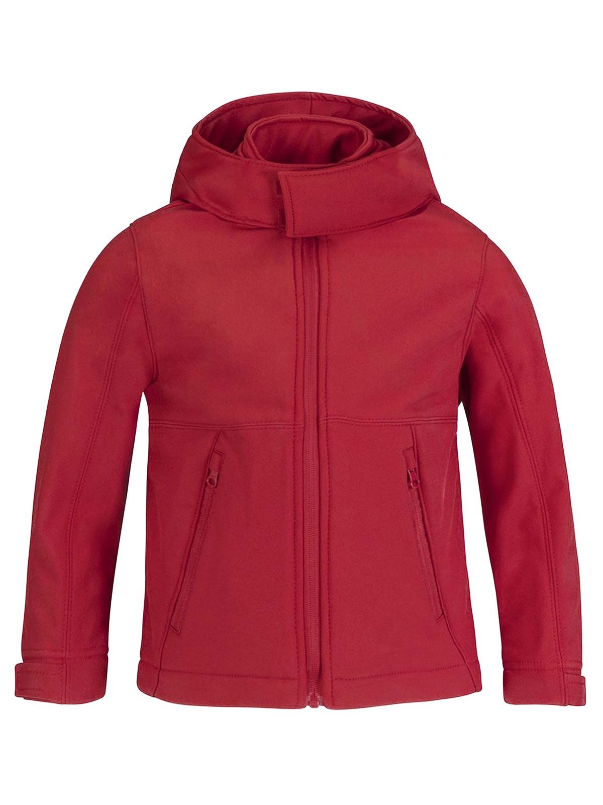 Veste softshell à capuche / Enfants - RE004 - Rouge