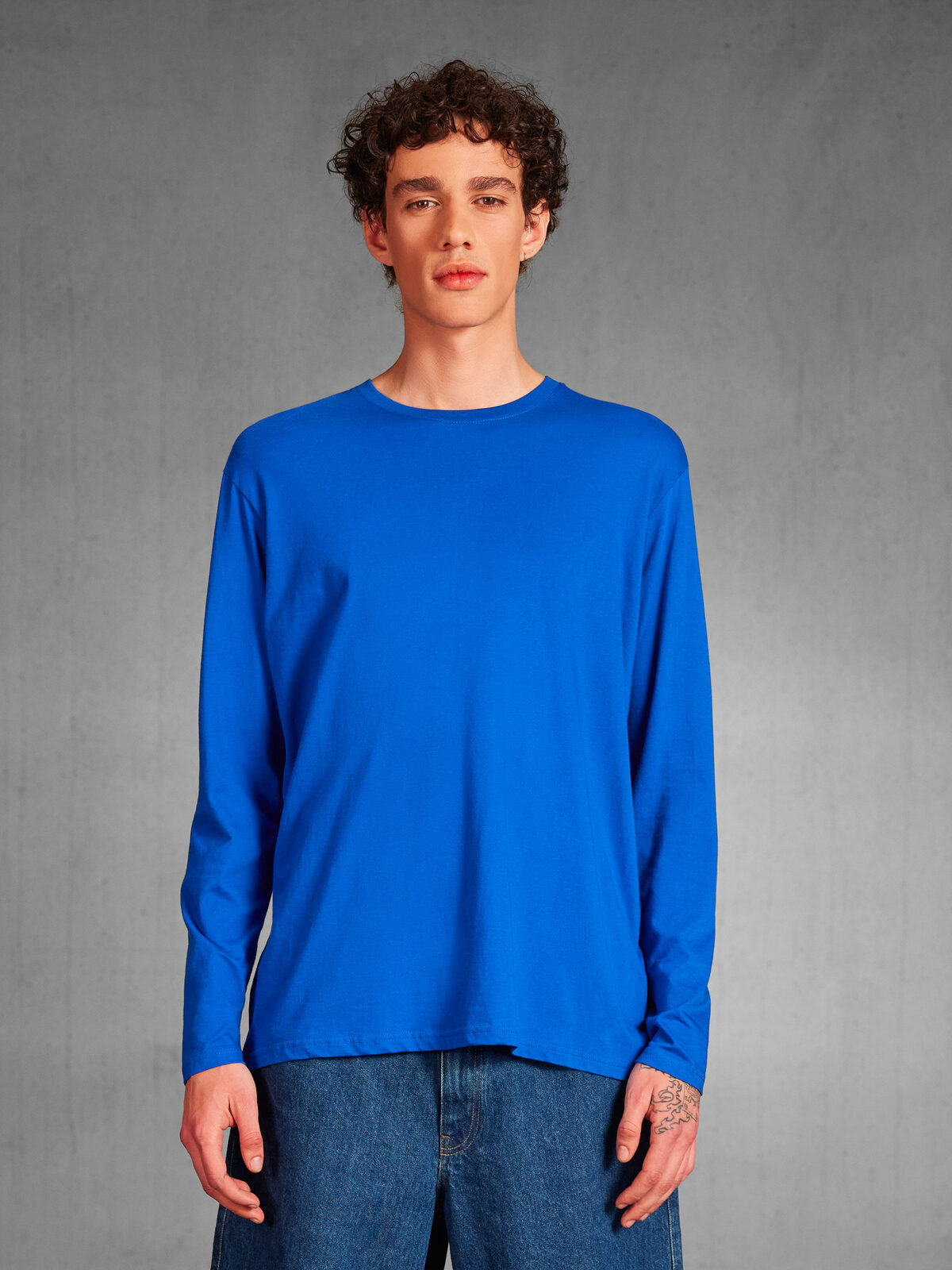 Heren T-shirt #E150 met lange mouwen