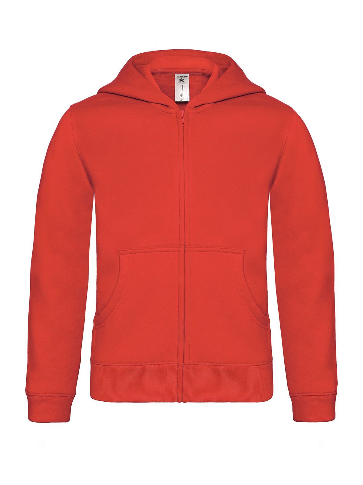 Sweat à capuche zippé pour enfants - RE004 - Rouge