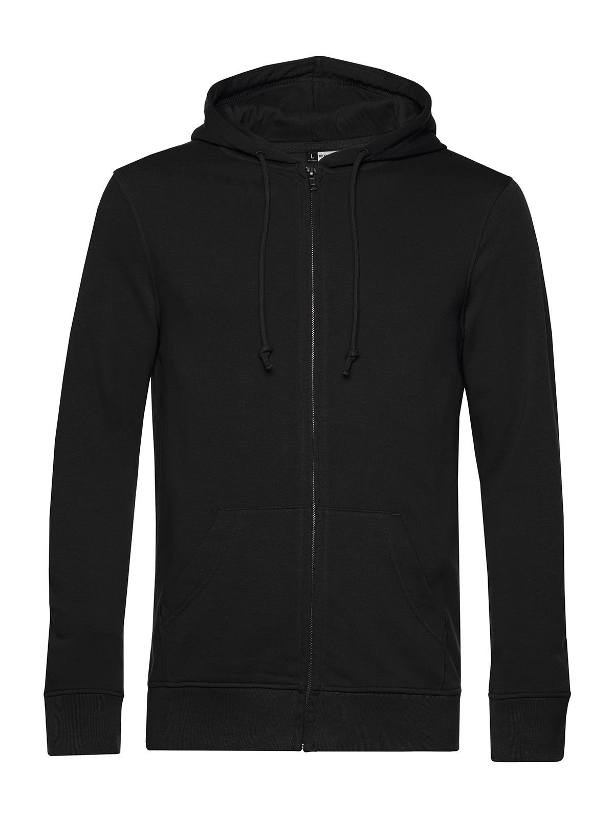 Inspire jas met capuchon en rits - BP005 - Puur Zwart