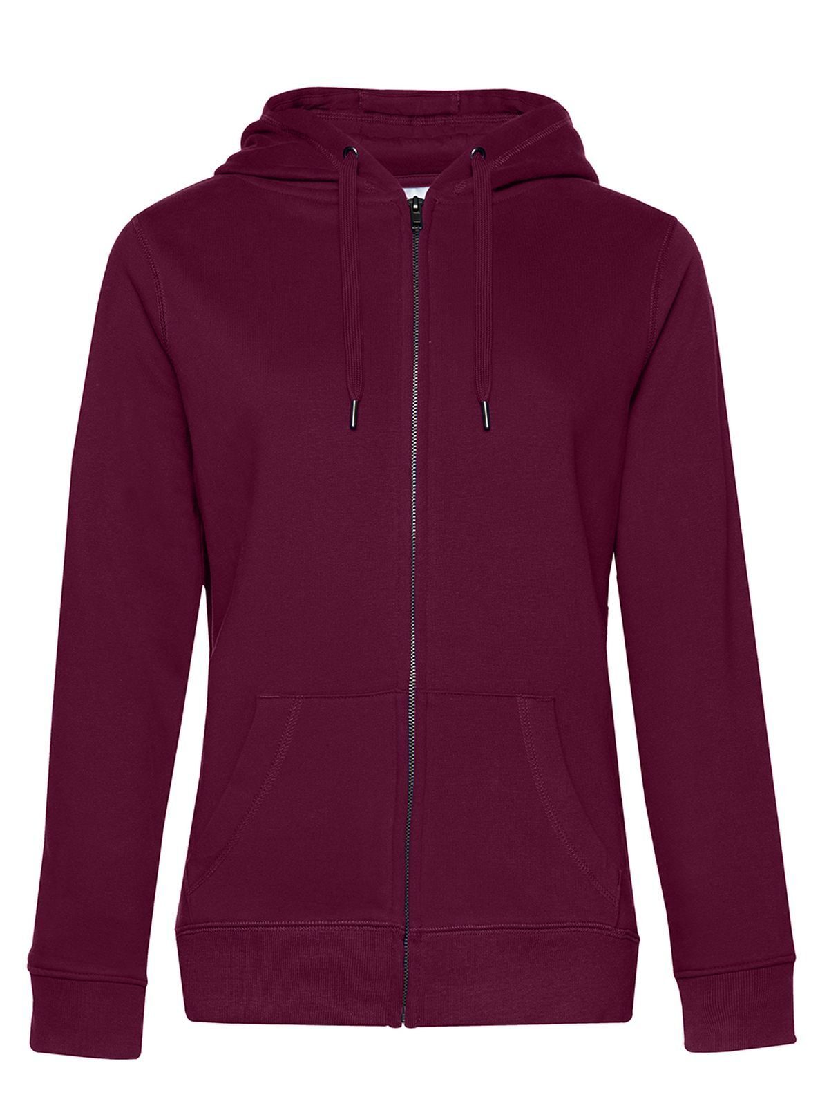 Capuche zippée QUEEN - DC369 - Cerise noire