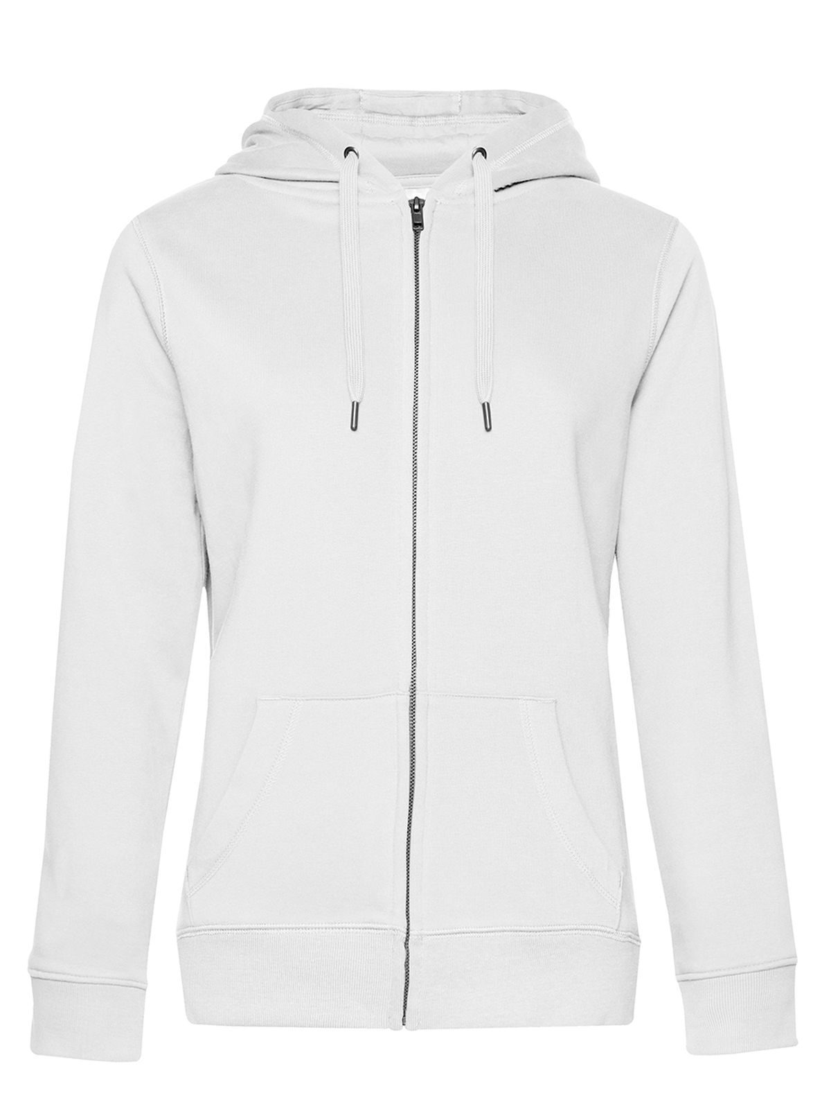 Capuche zippée QUEEN - WH001 - Blanc