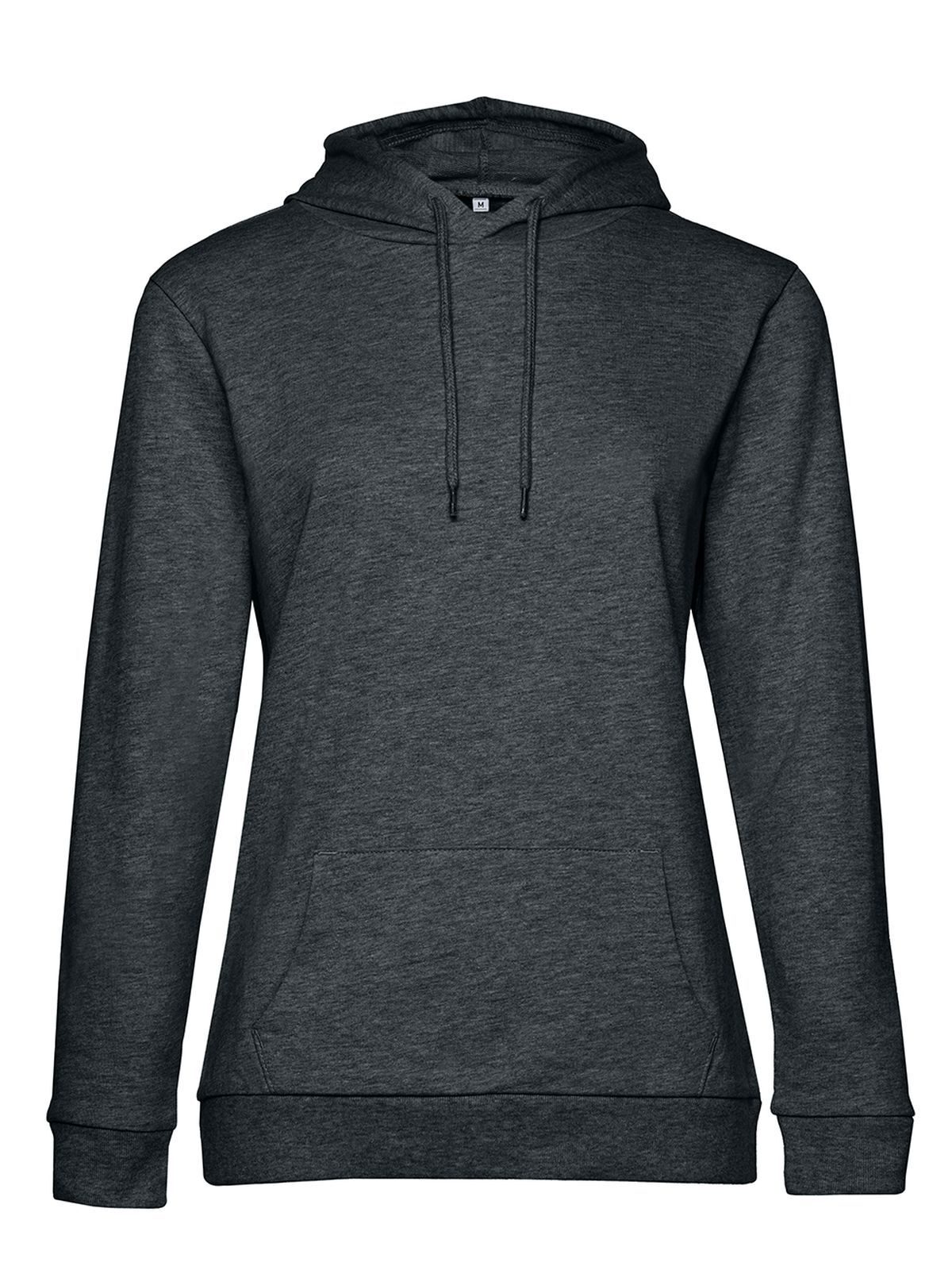 Sweat à capuche/femme - HA625 - Asphalte bruyère