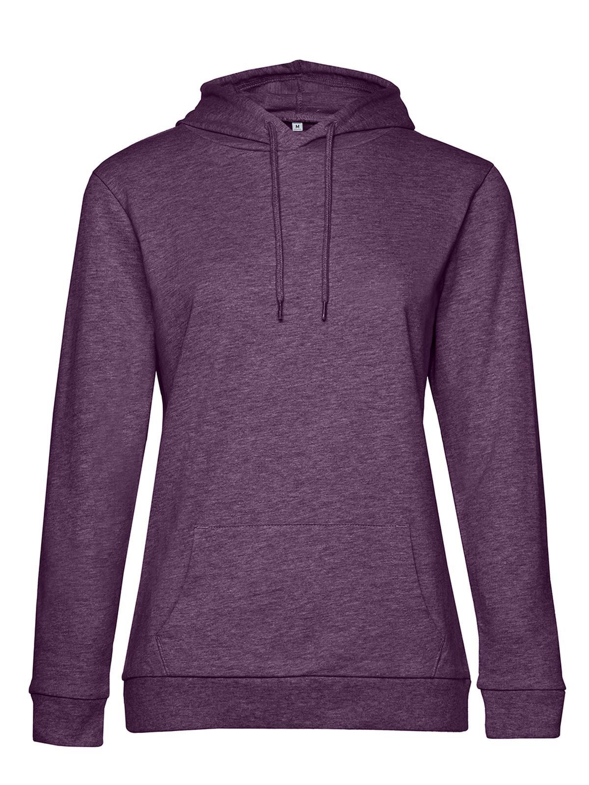 Sweat à capuche/femme - HP616 - Violet chiné