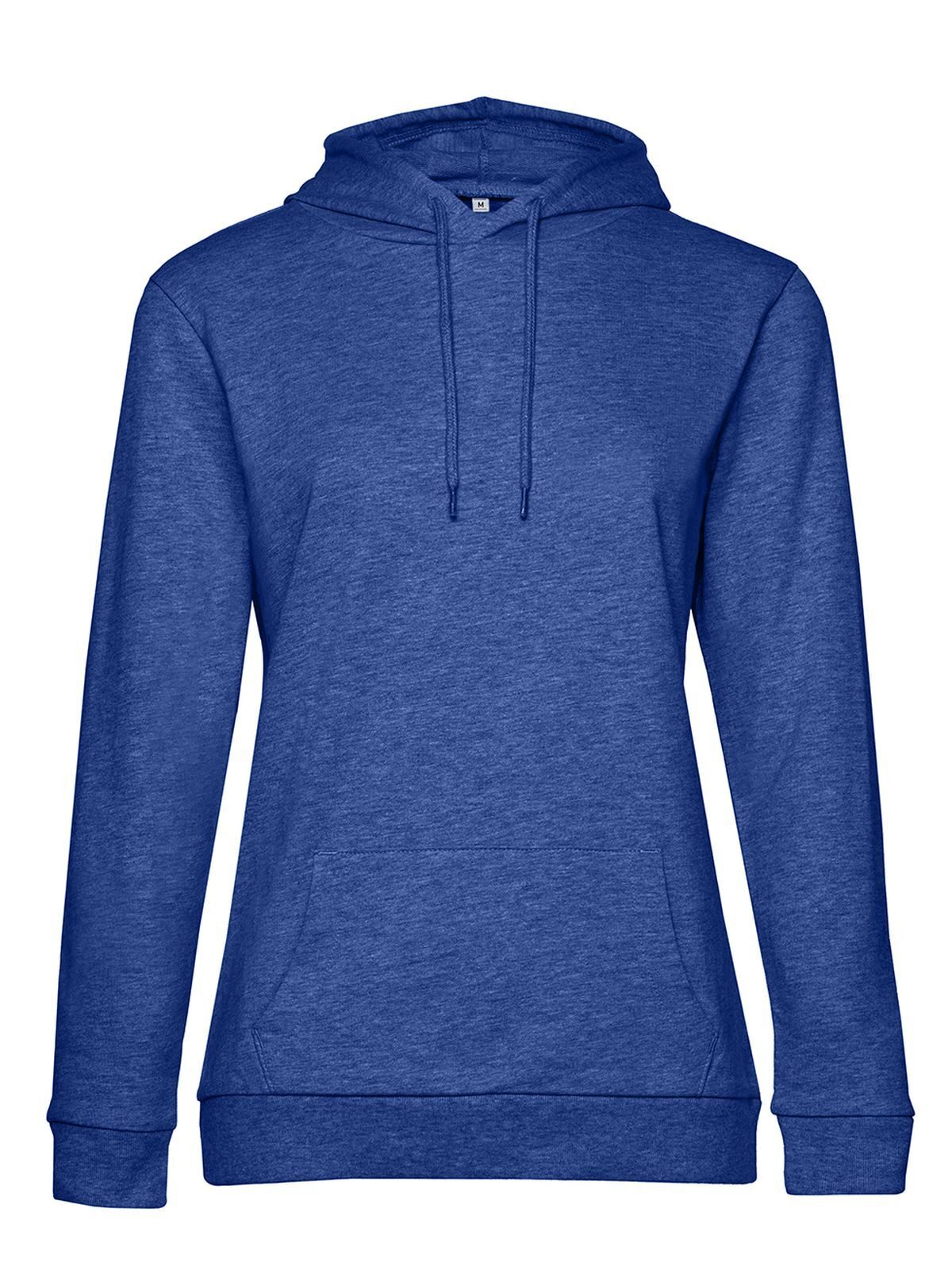 Sweat à capuche/femme - HR612 - Bleu royal chiné