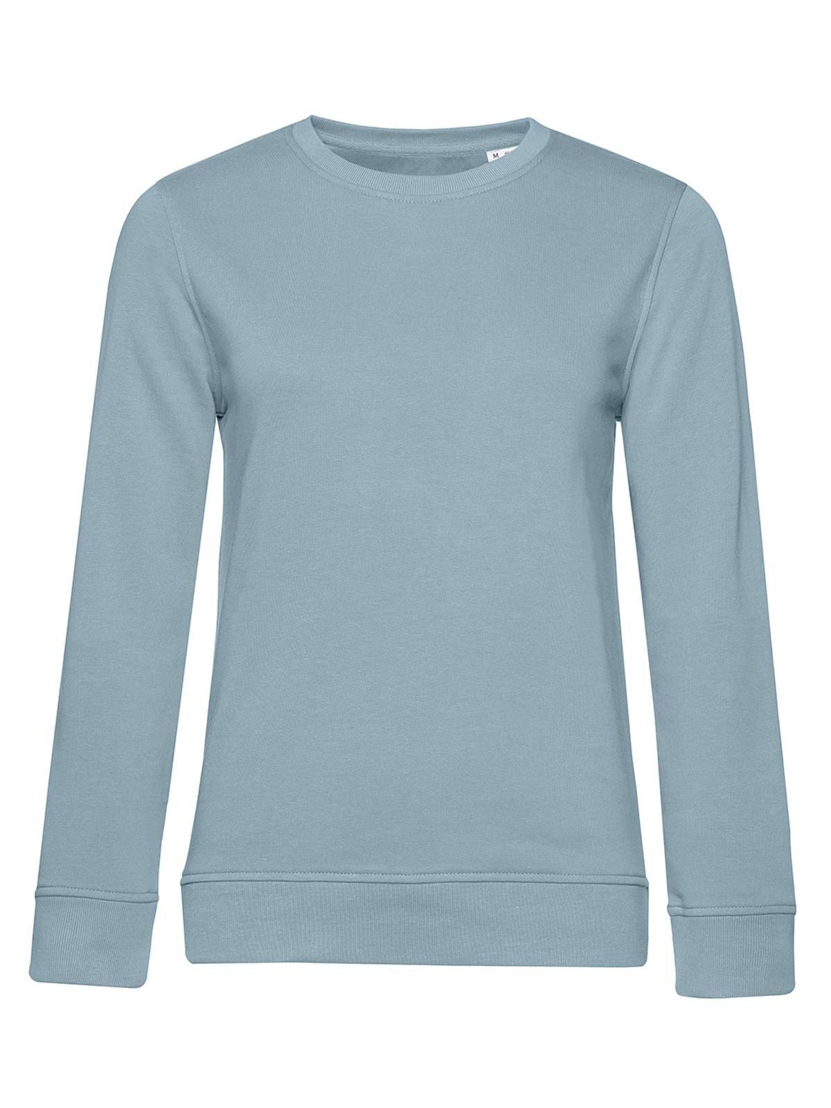 Pull col rond bio /femme - SR306 - Rose tendre