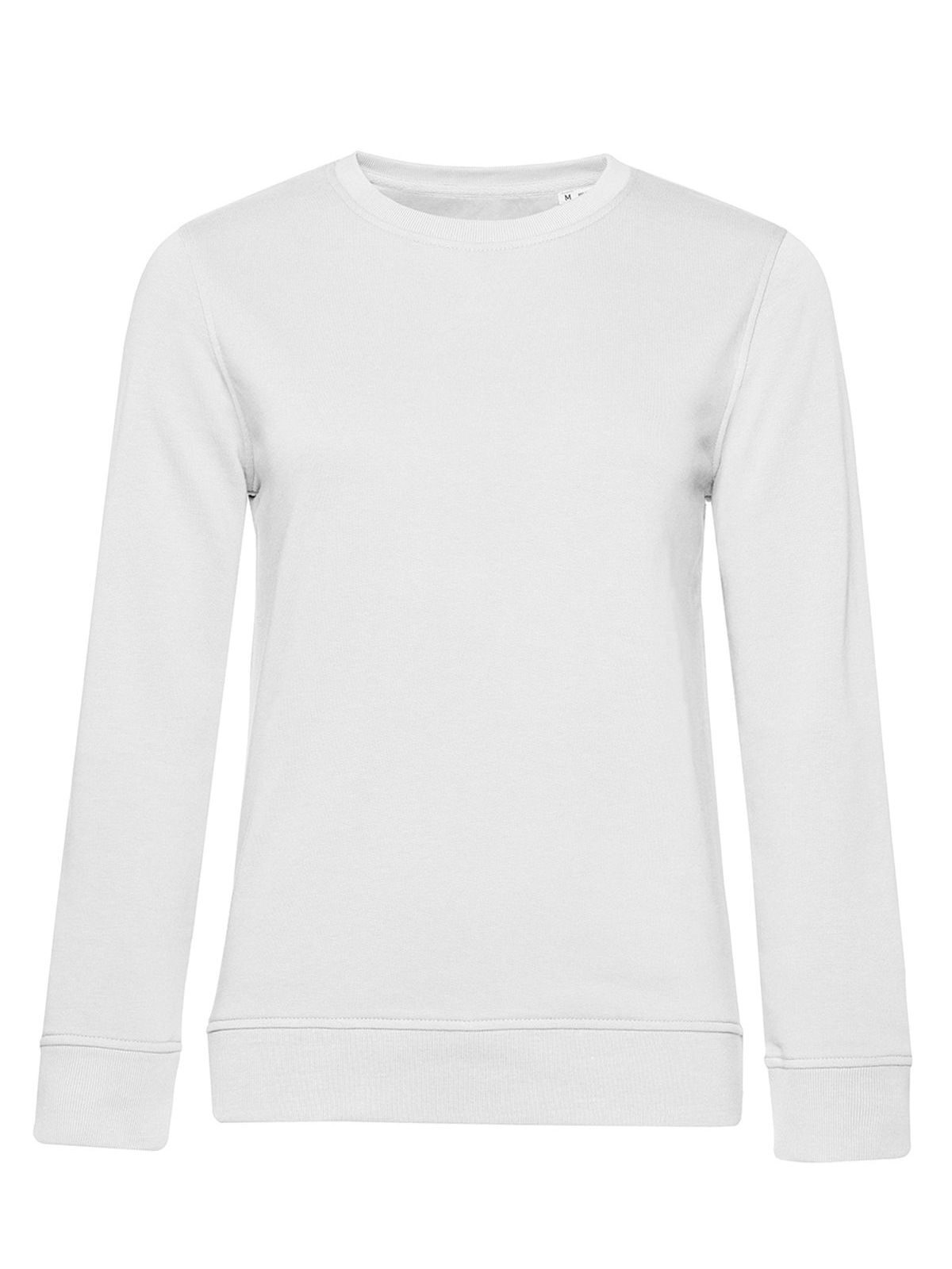 Pull col rond bio /femme - WH001 - Blanc