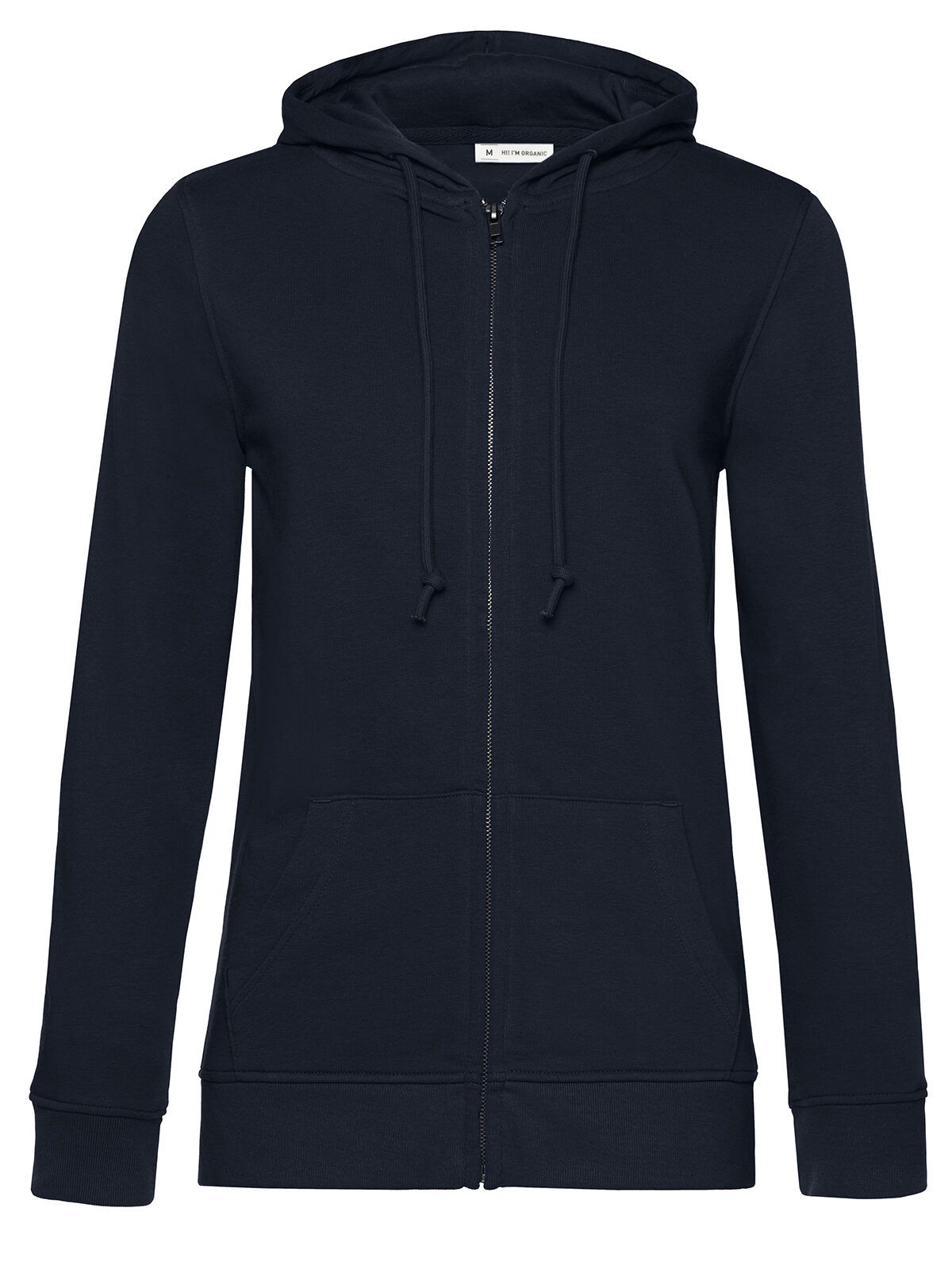 Sweat à capuche zippé bio /femme - NA003 - Marine