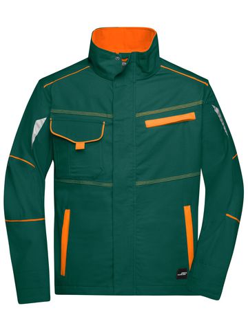 Veste de travail - DGROR - VERT FONCÉ-ORANGE
