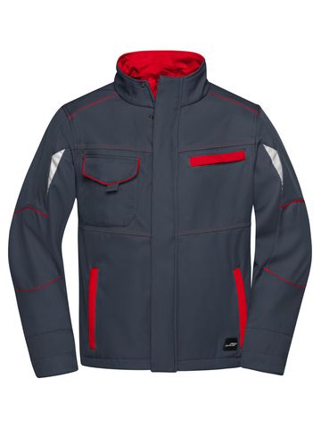 Veste softshell de travail - Niveau 2 - CBRD - CARBONE ROUGE