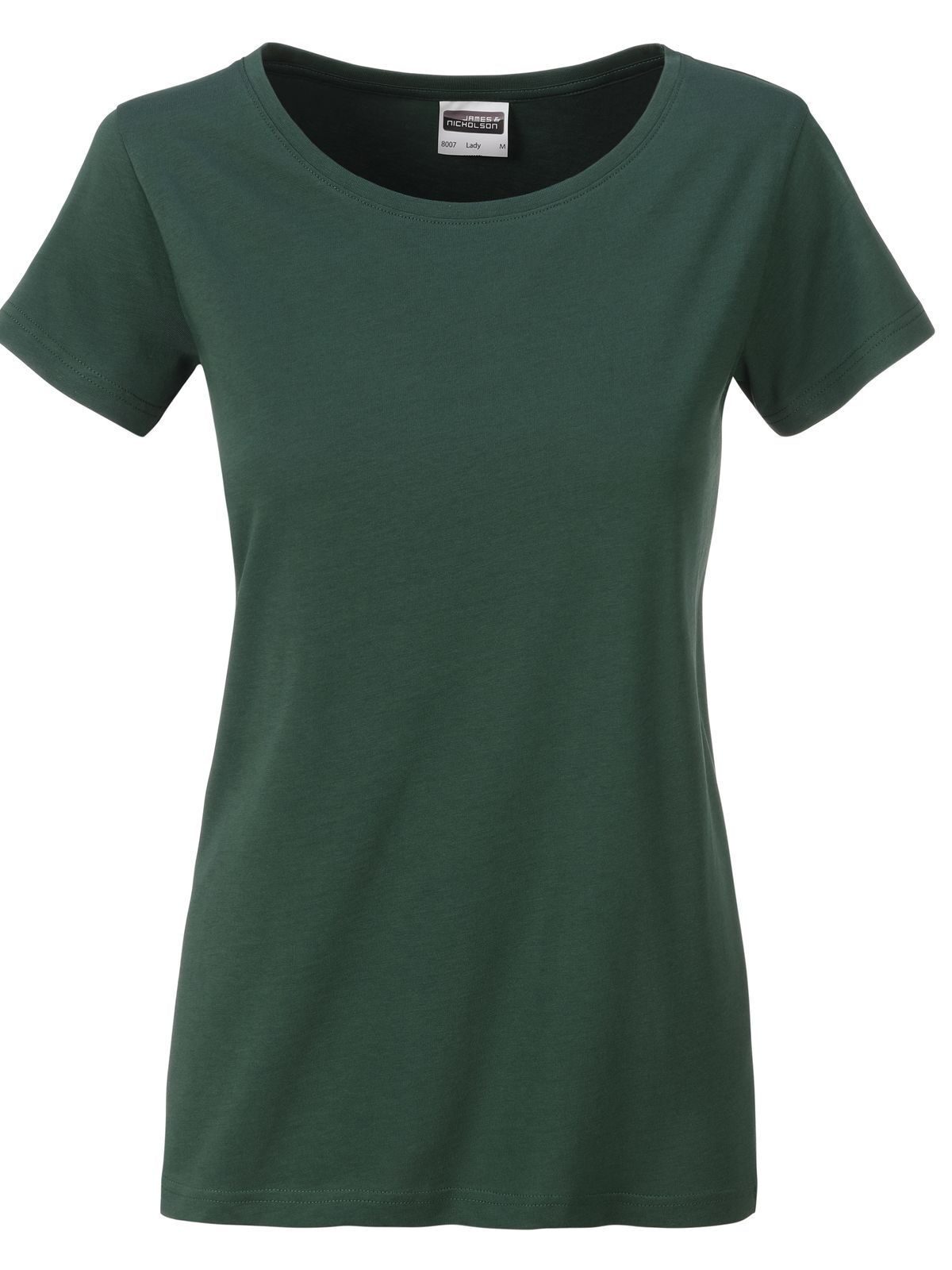 Dames Basic-T - DGR - DONKERGROEN