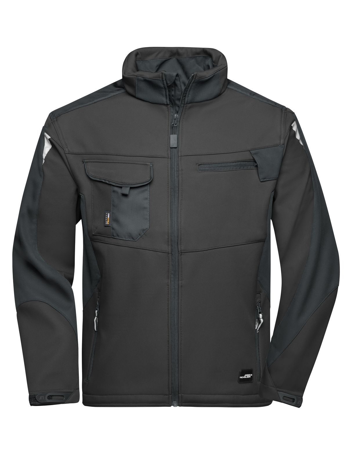 Veste softshell de travail -RÉSISTANTE- - BLBL - Noir