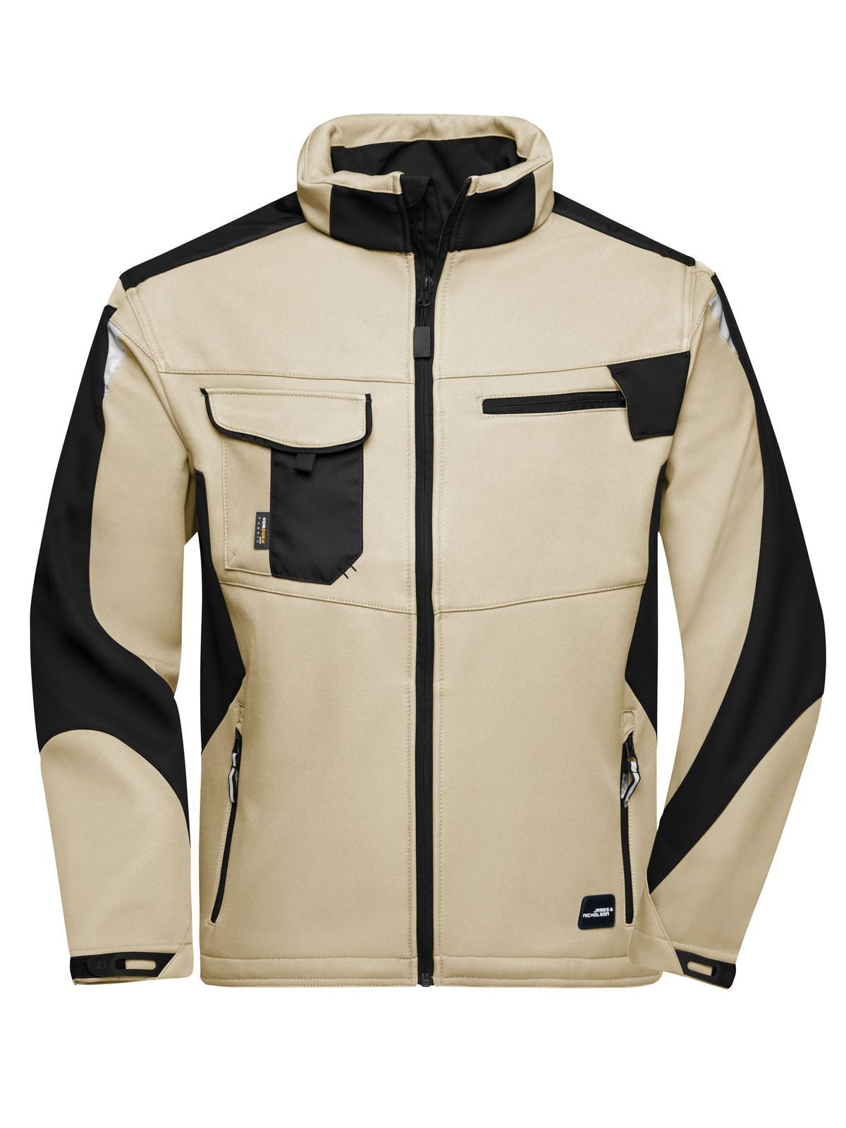 Veste softshell de travail -RÉSISTANTE- - STBL - NOIR PIERRE