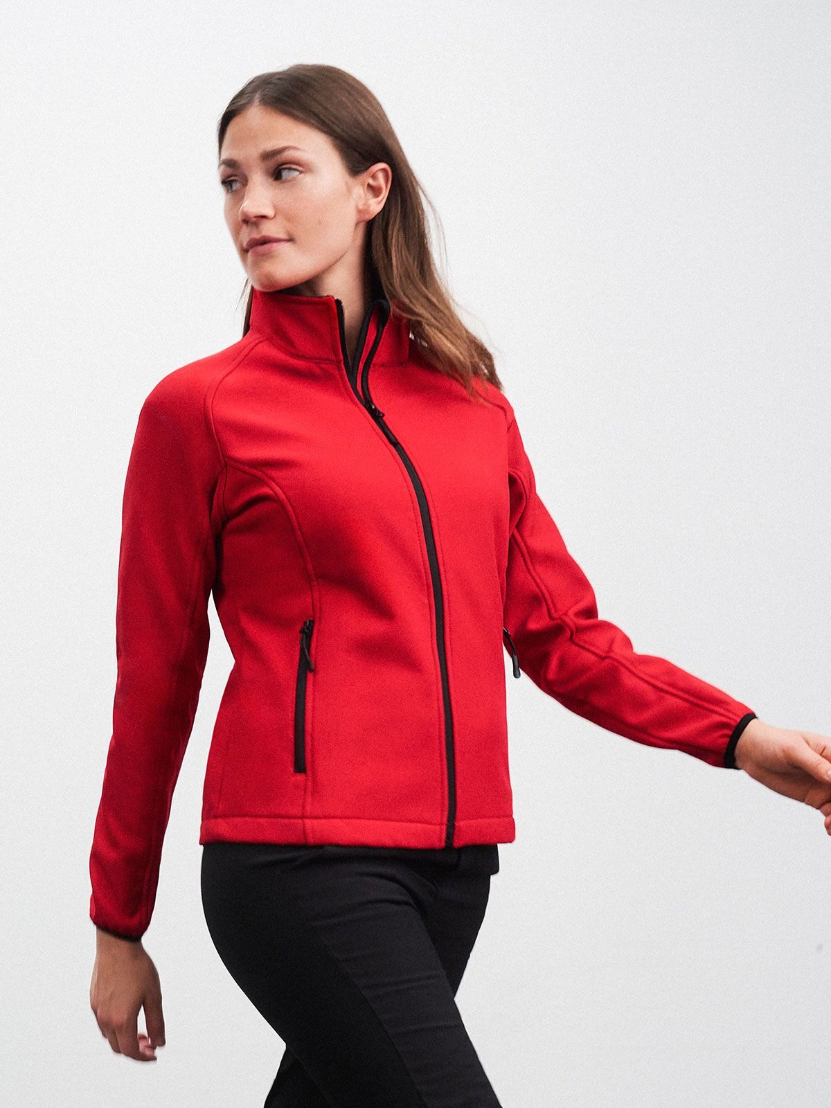 Dames softshell jas in promotieaanbieding