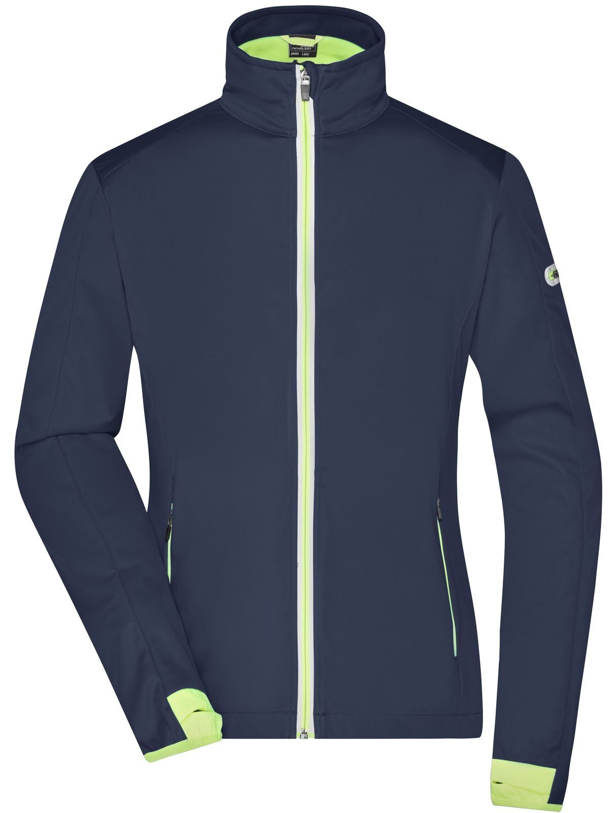 Veste softshell de sport pour femmes - NYBYE - Jaune vif