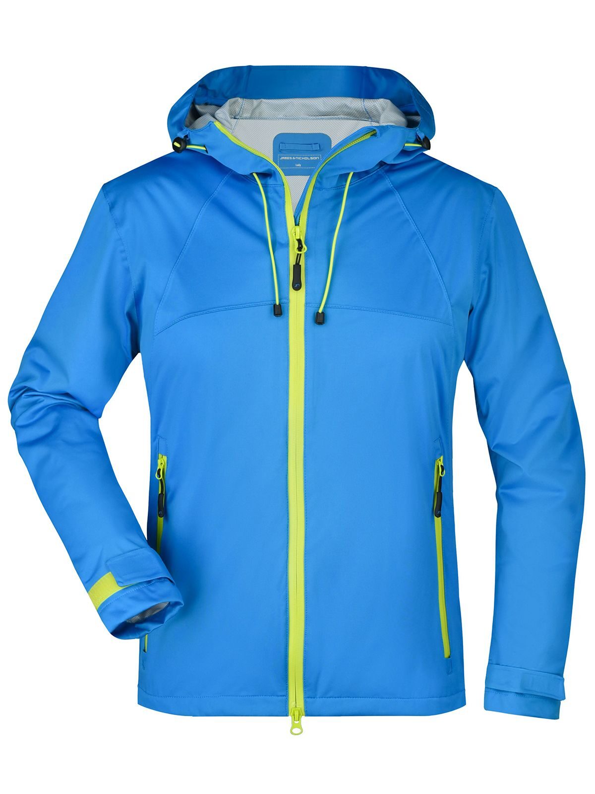 Dames outdoorjas - AQACYE - AQUA-ACID-YELLOW