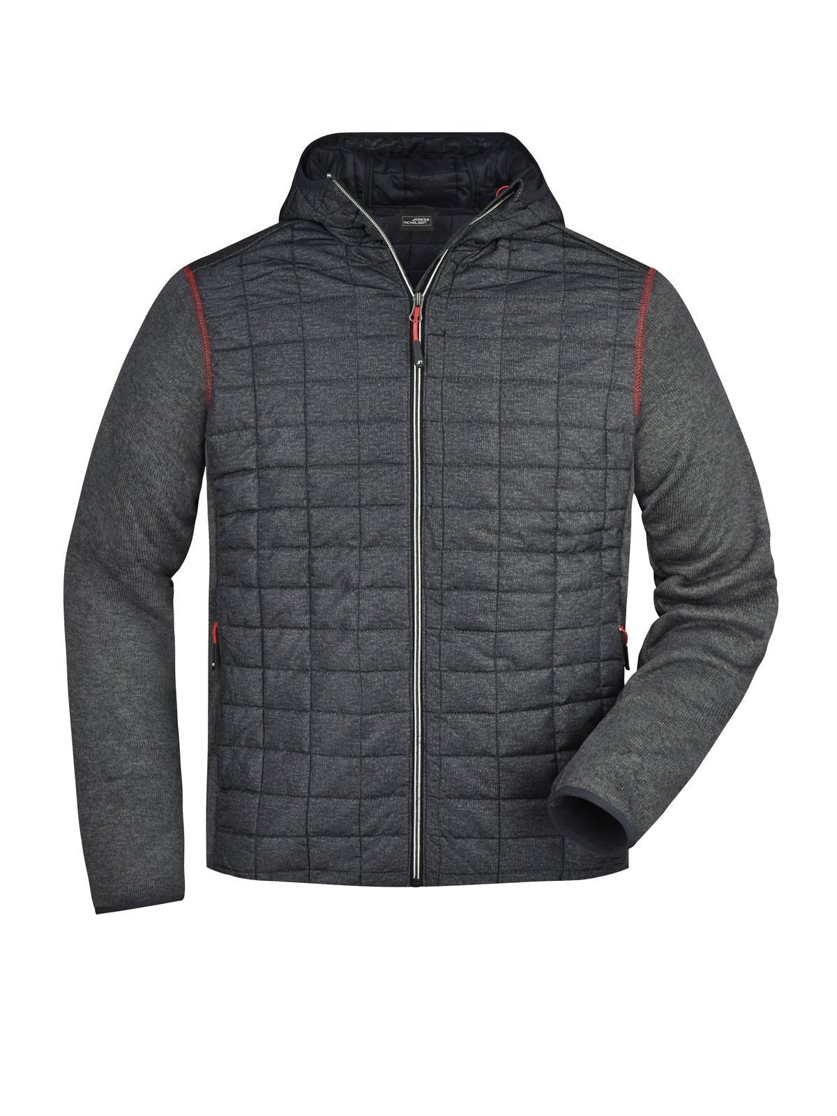 Veste hybride tricotée pour homme - GMANM - mélange - anthracite - mélange
