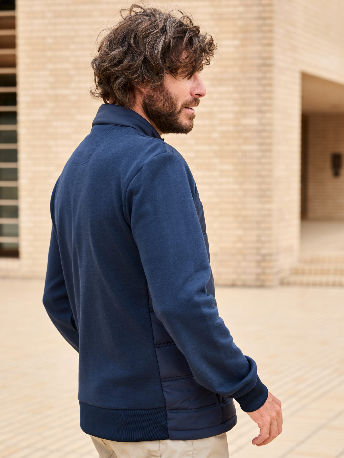 Veste de survêtement hybride pour homme