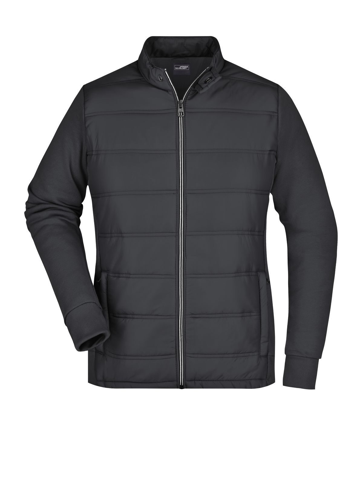 Veste de survêtement hybride pour femmes - BL - Noir