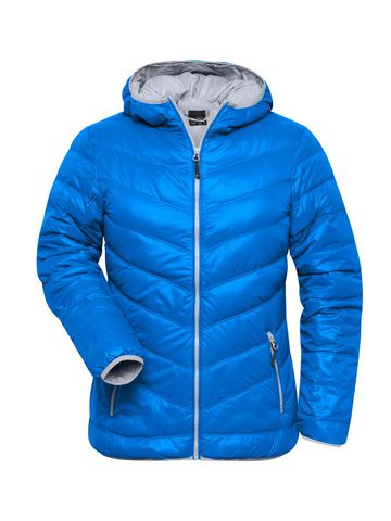 Dames donsjack - BLAUW - Zilver