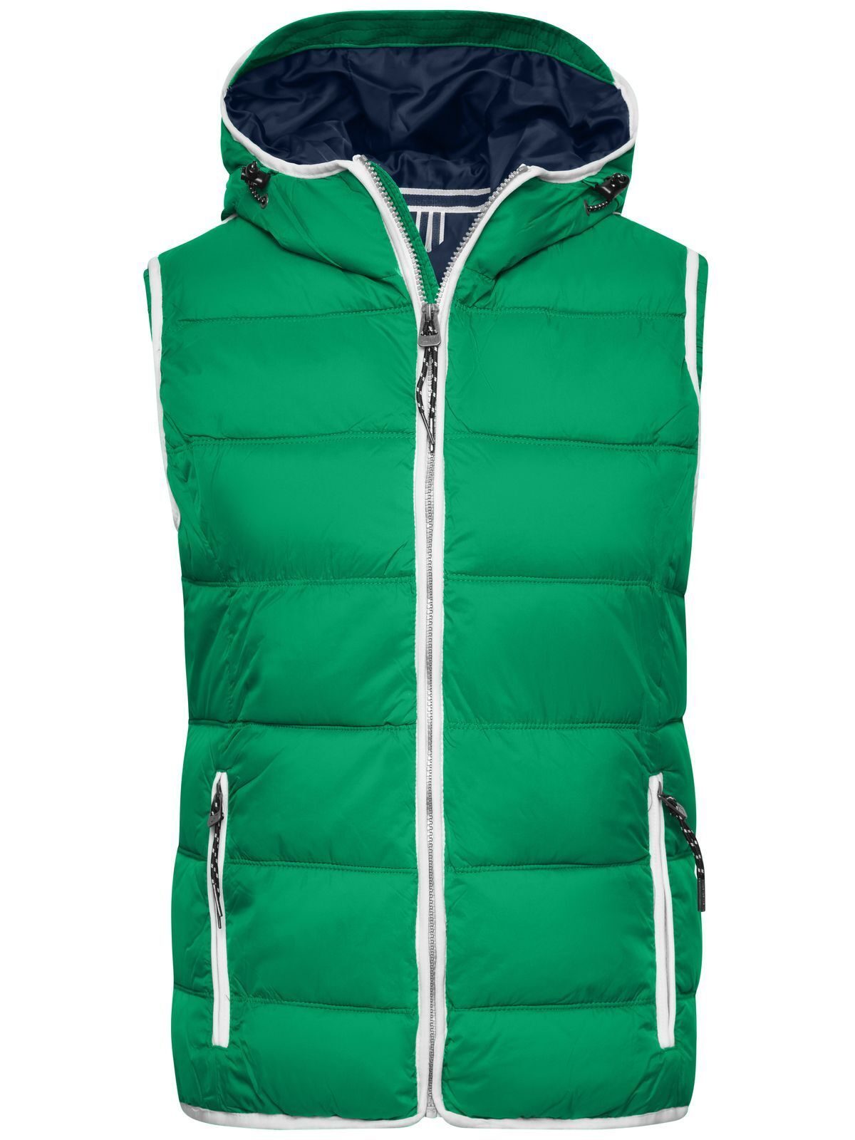 Damesvest in maritieme stijl - IRGRW - Iers-groen-wit