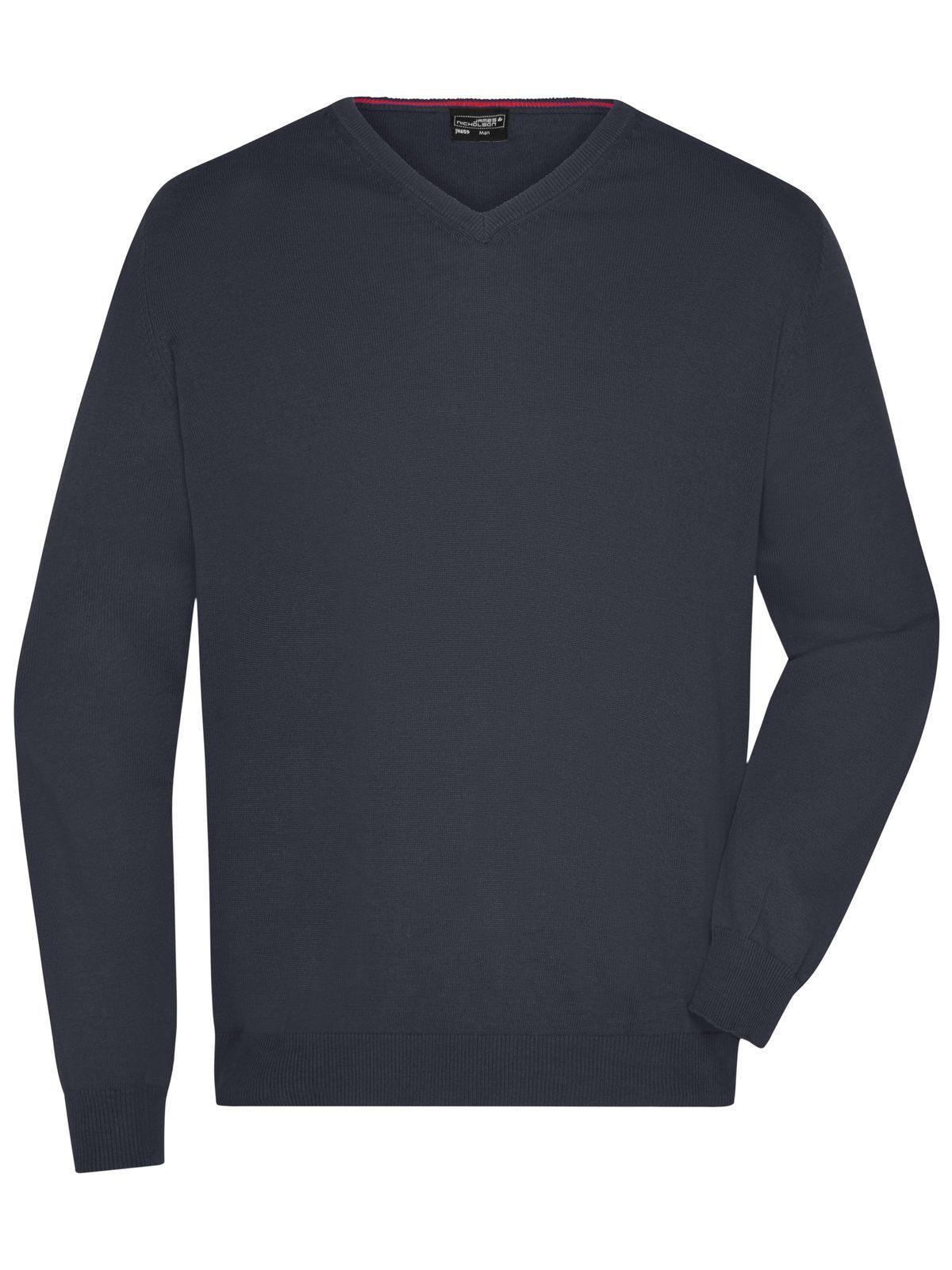 Herenpullover met V-hals - BL - Zwart