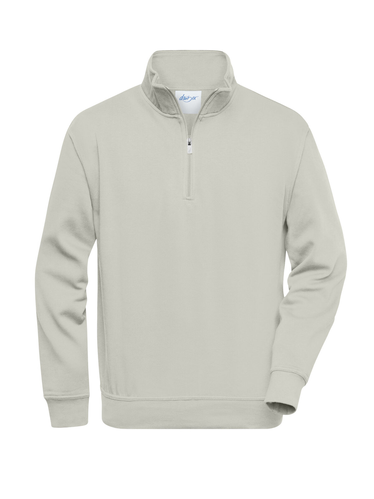 Sweat à demi-zip pour vêtements de travail - CE - Ciment