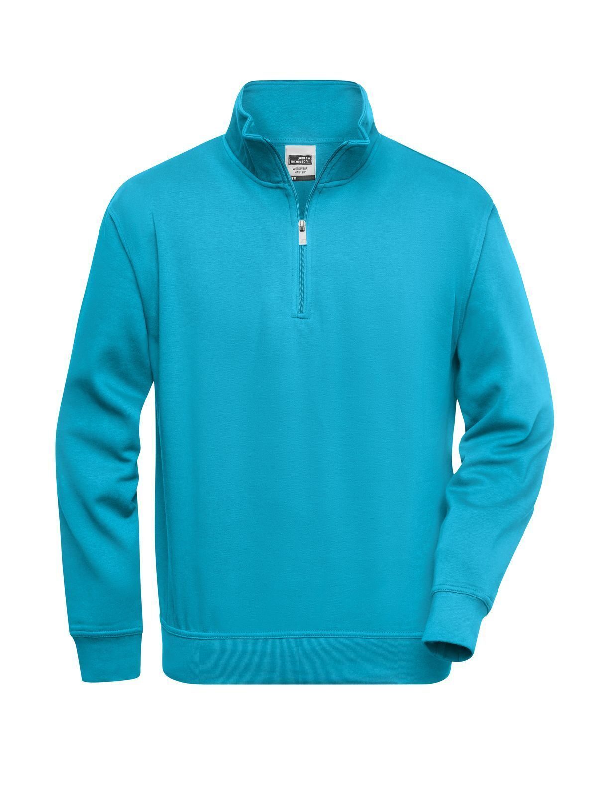 Sweat à demi-zip pour vêtements de travail - TU-TURQUOISE