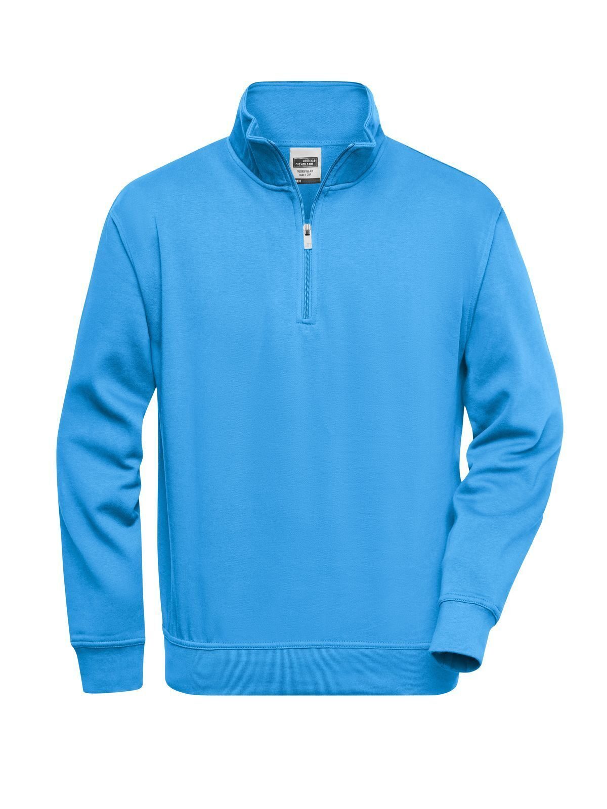 Sweat à demi-zip pour vêtements de travail - AQ- AQUA
